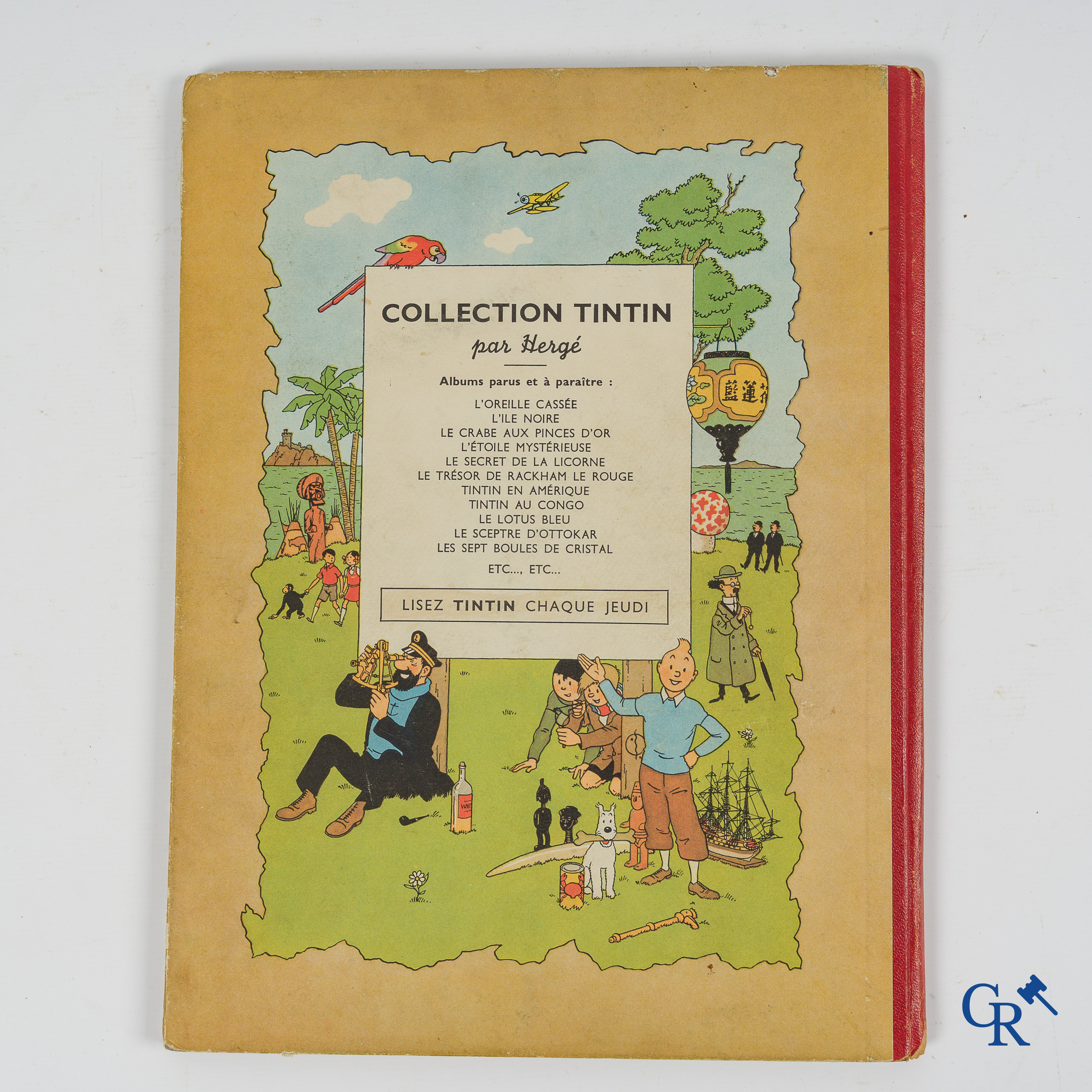 Hergé. Kuifje. Les aventures de Tintin. Le Sceptre d 'Ottokar. Comic strip. Casterman 1947. Imprimé en Belgique.