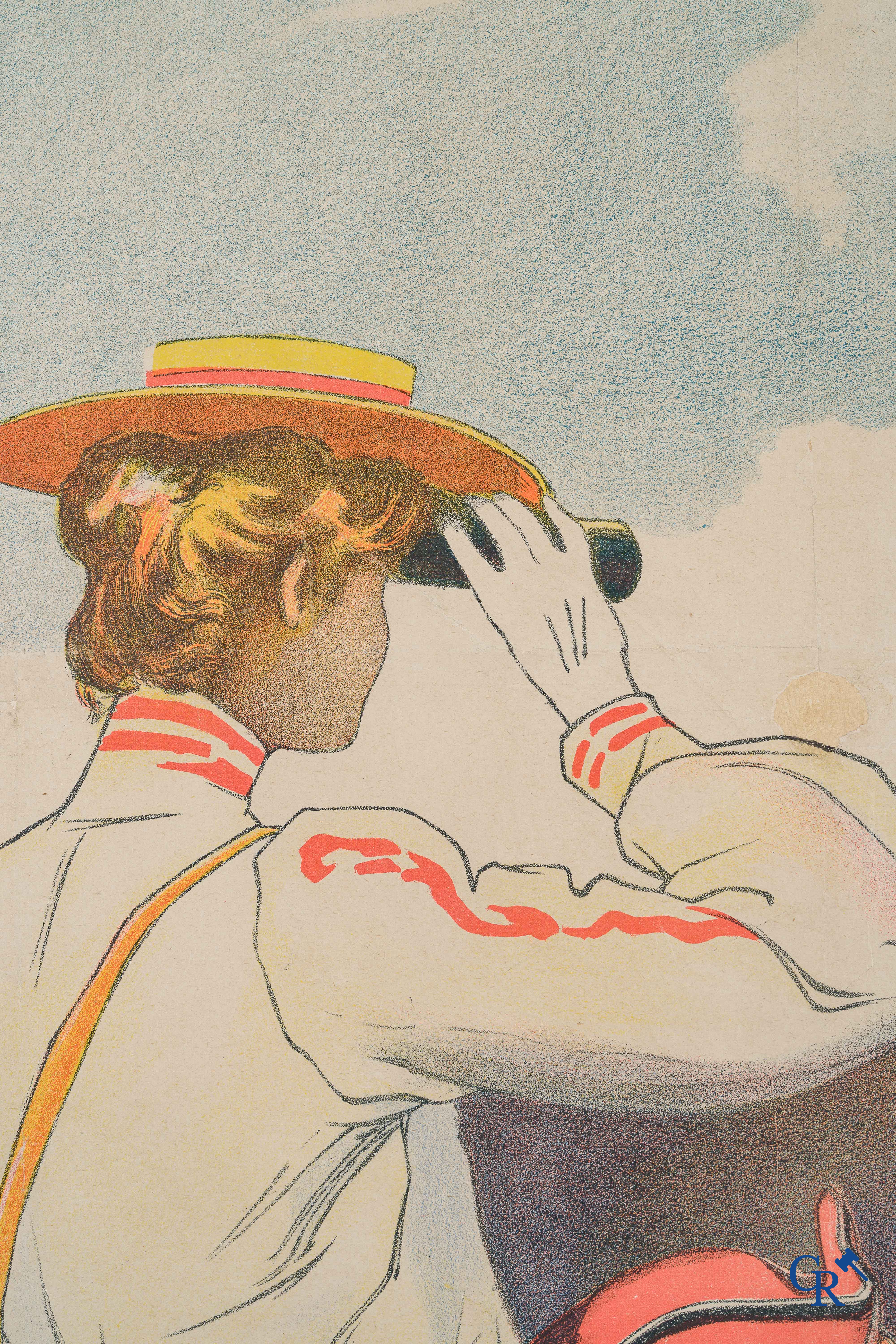 Cycles Brilliant. Publicity poster for the bicycles Brilliant. Design by Maurice Marodon. Belle Epoque, circa 1900.