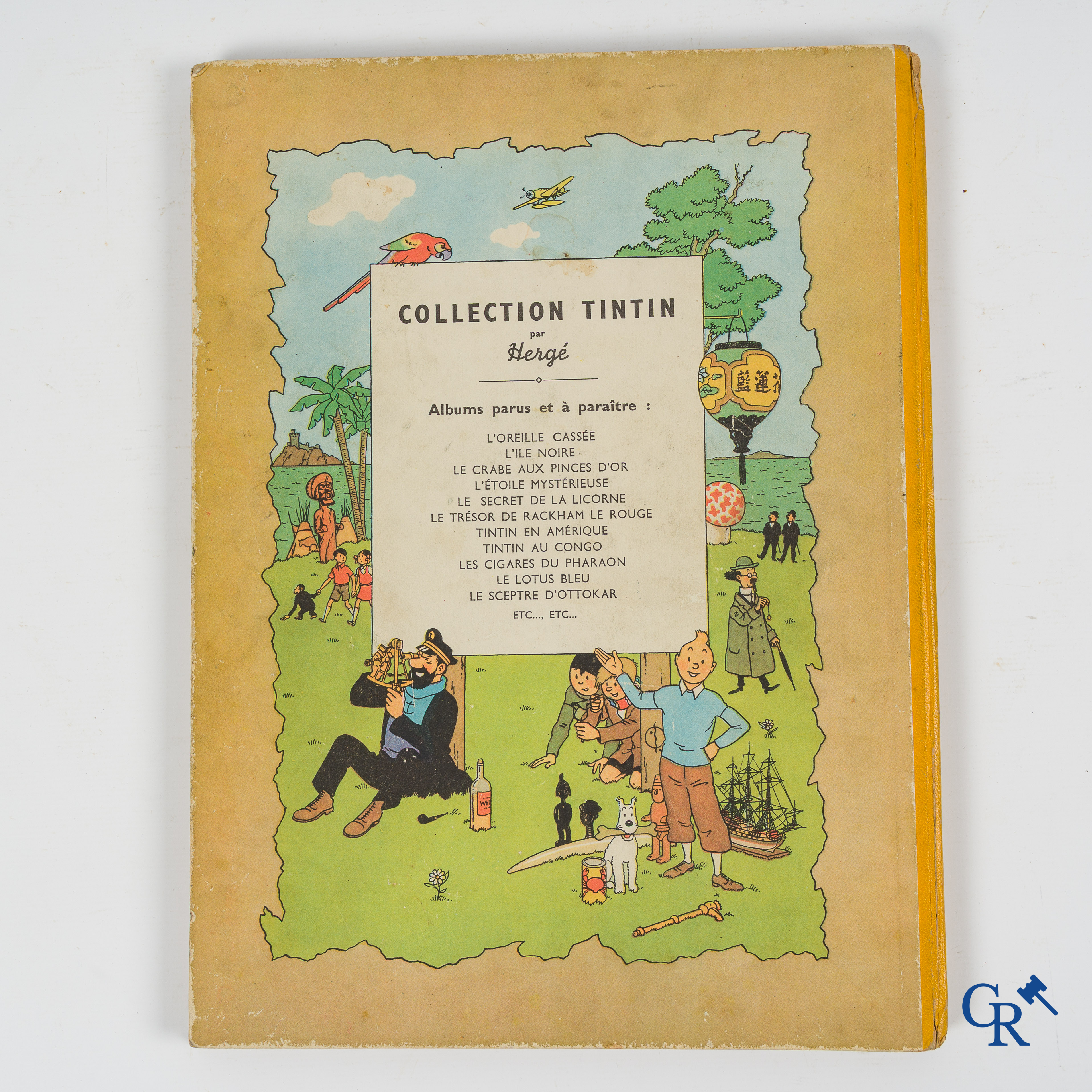 Hergé. Kuifje. Les aventures de Tintin. Le Secret de la licorne. Comic strip. Casterman 1946. Imprimé en Belgique.