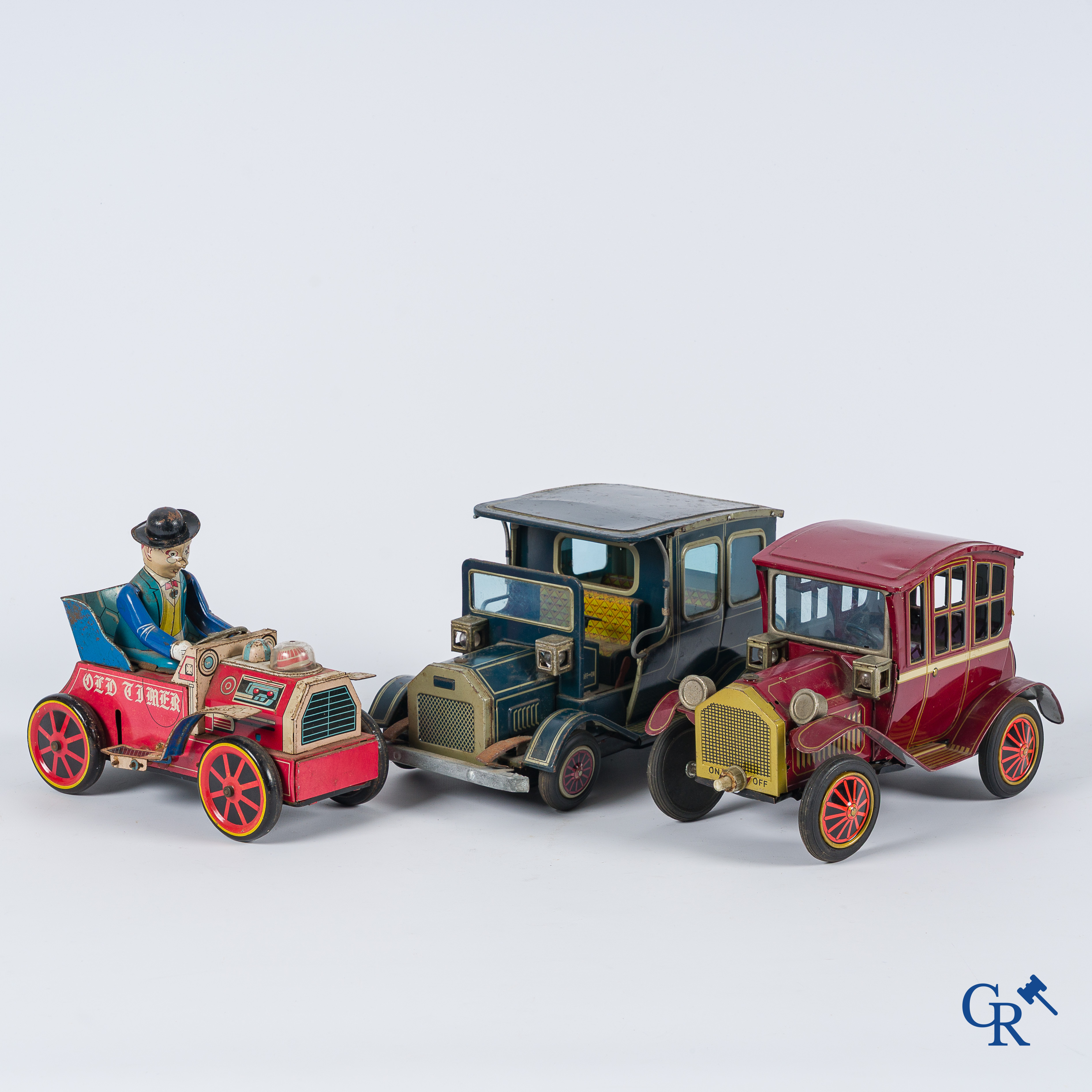 Old toys. Japan, 3 pieces of Japanese tin toys.