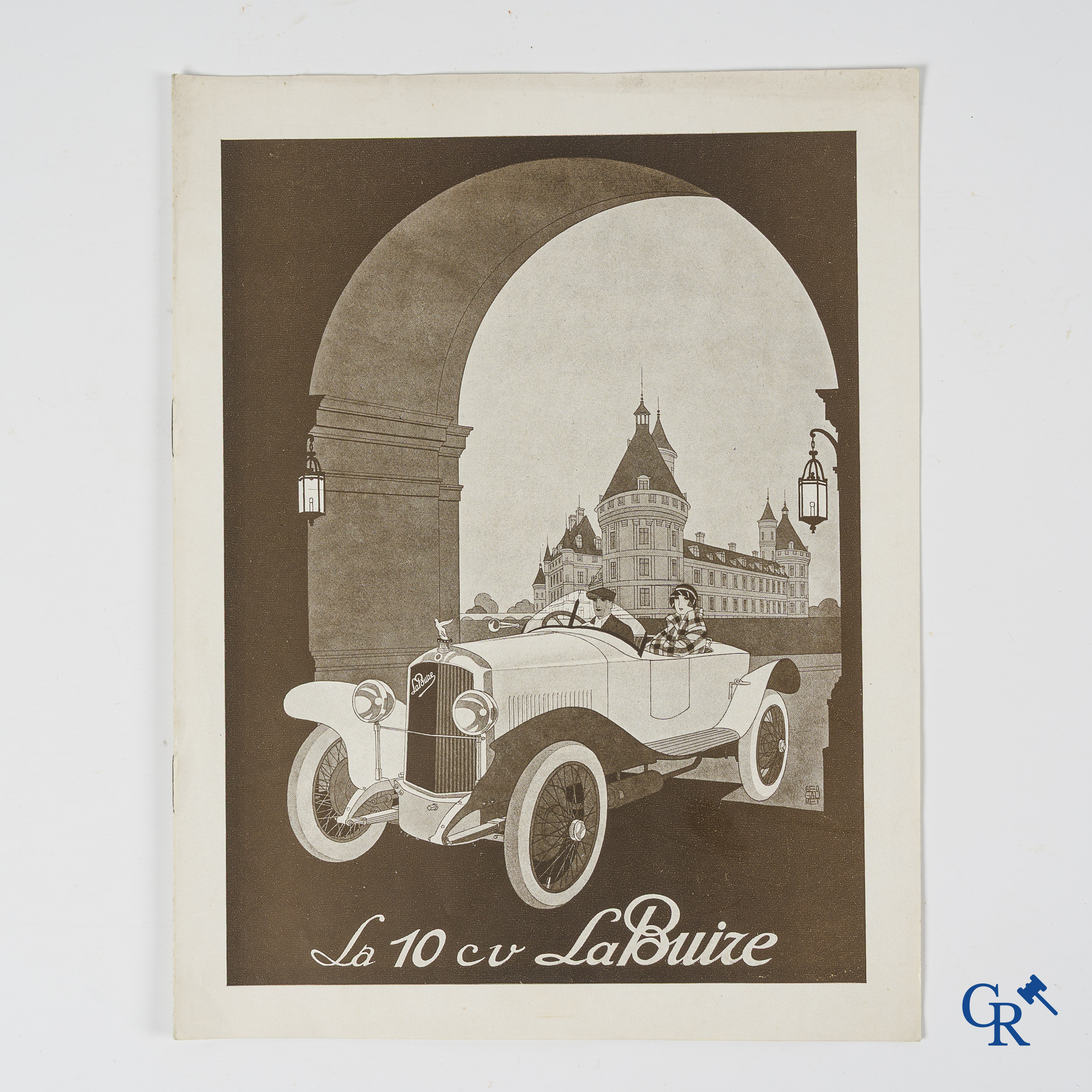 La Buire. Luxurious publicity leaflet from 1926 illustrated by Géo Gaumet and 2 price lists from 1924 and 1926.