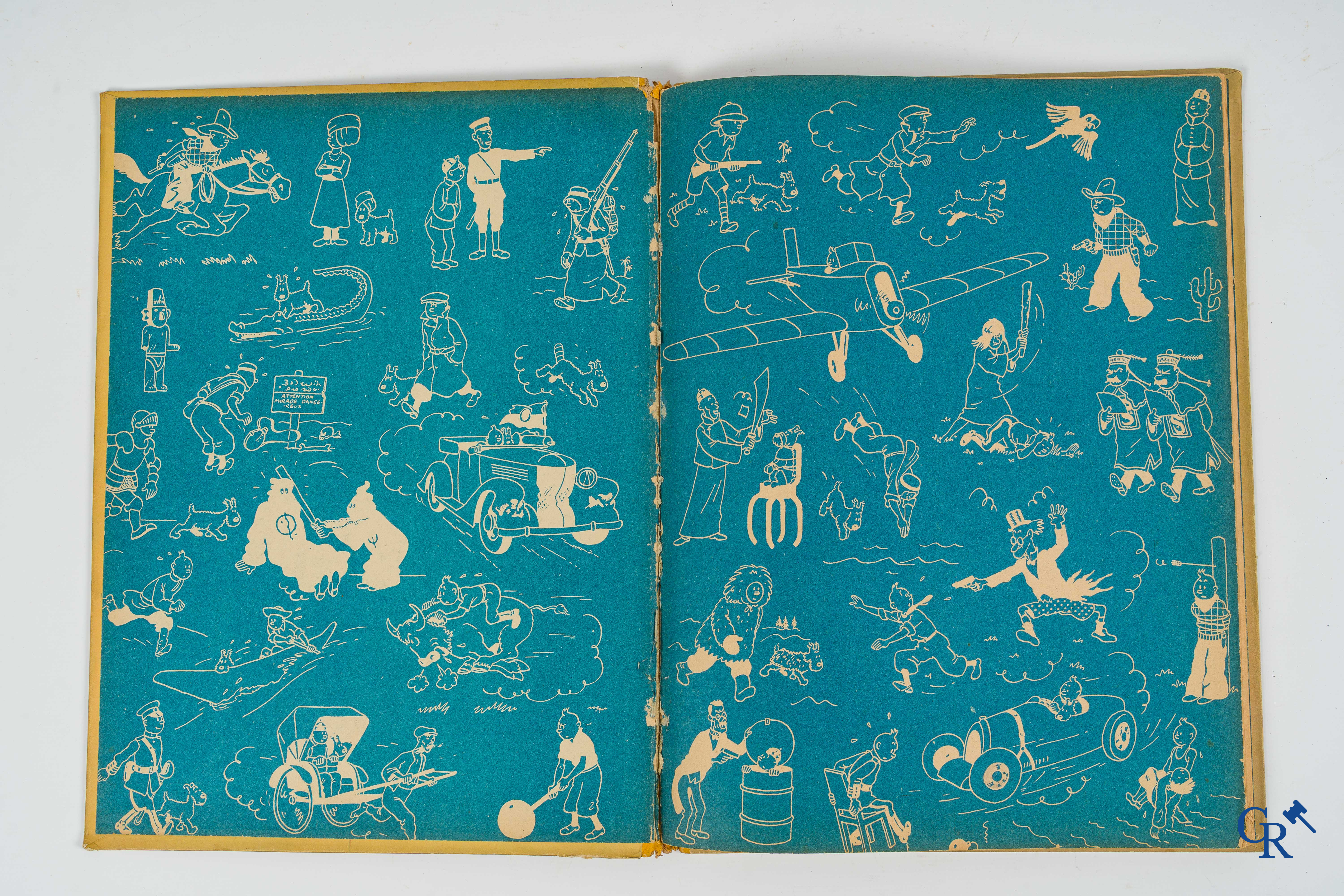 Hergé. Kuifje. Les aventures de Tintin. Le Secret de la licorne. Comic strip. Casterman 1946. Imprimé en Belgique.