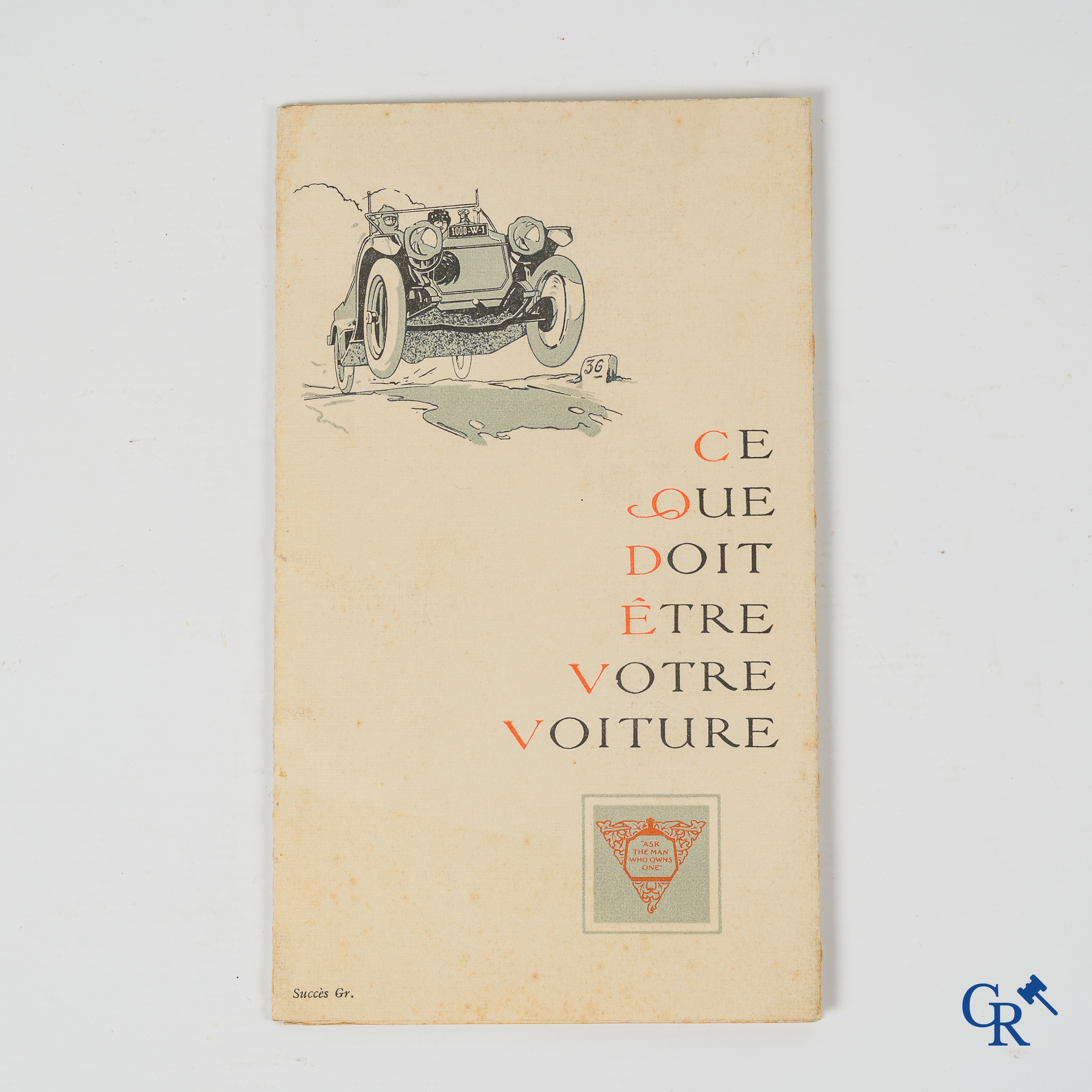 Automobilia. Packard. Luxury foldable publicity leaflet for Packard Motor Cars, model 1914.