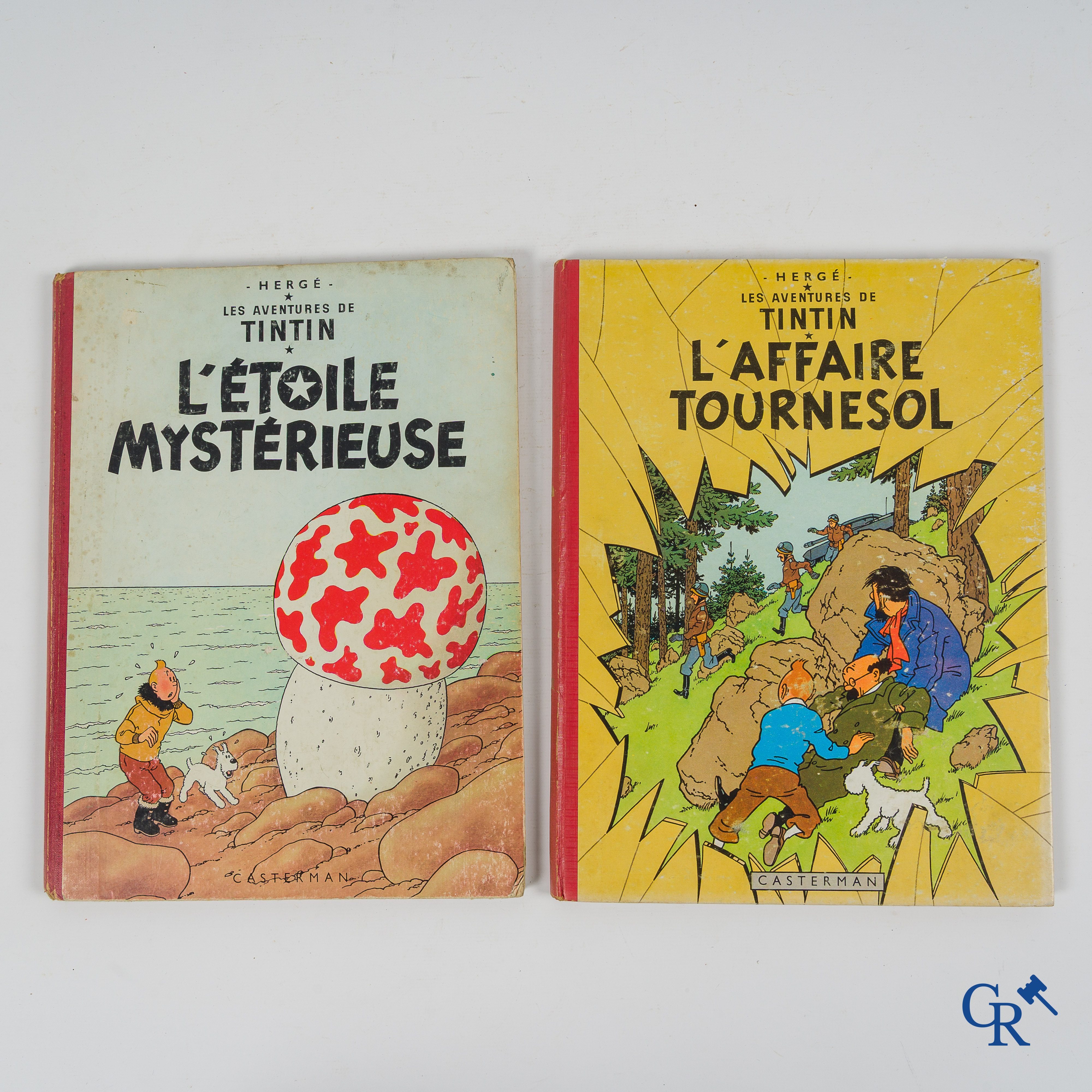 Hergé. Kuifje. Les aventures de Tintin. 2 comics. “Létoile mysterieuse” and “L'affaire Tournesol”. Casterman.