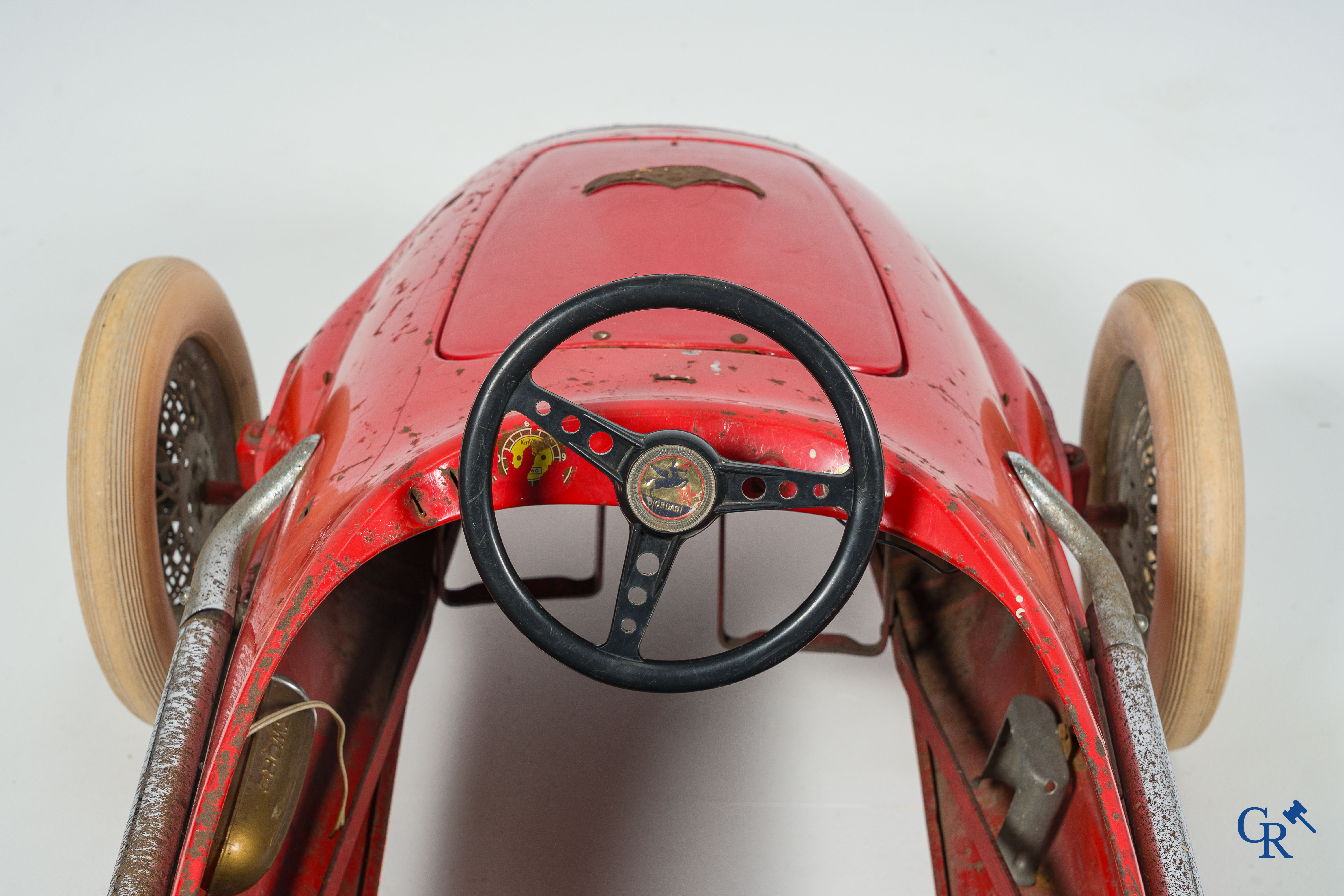 Giordani. Italy. Pedal Car Auto Sprint 1100 M-MR. Grand Prix racing car model Maserati 250 F. Made in Bologna in 1966.