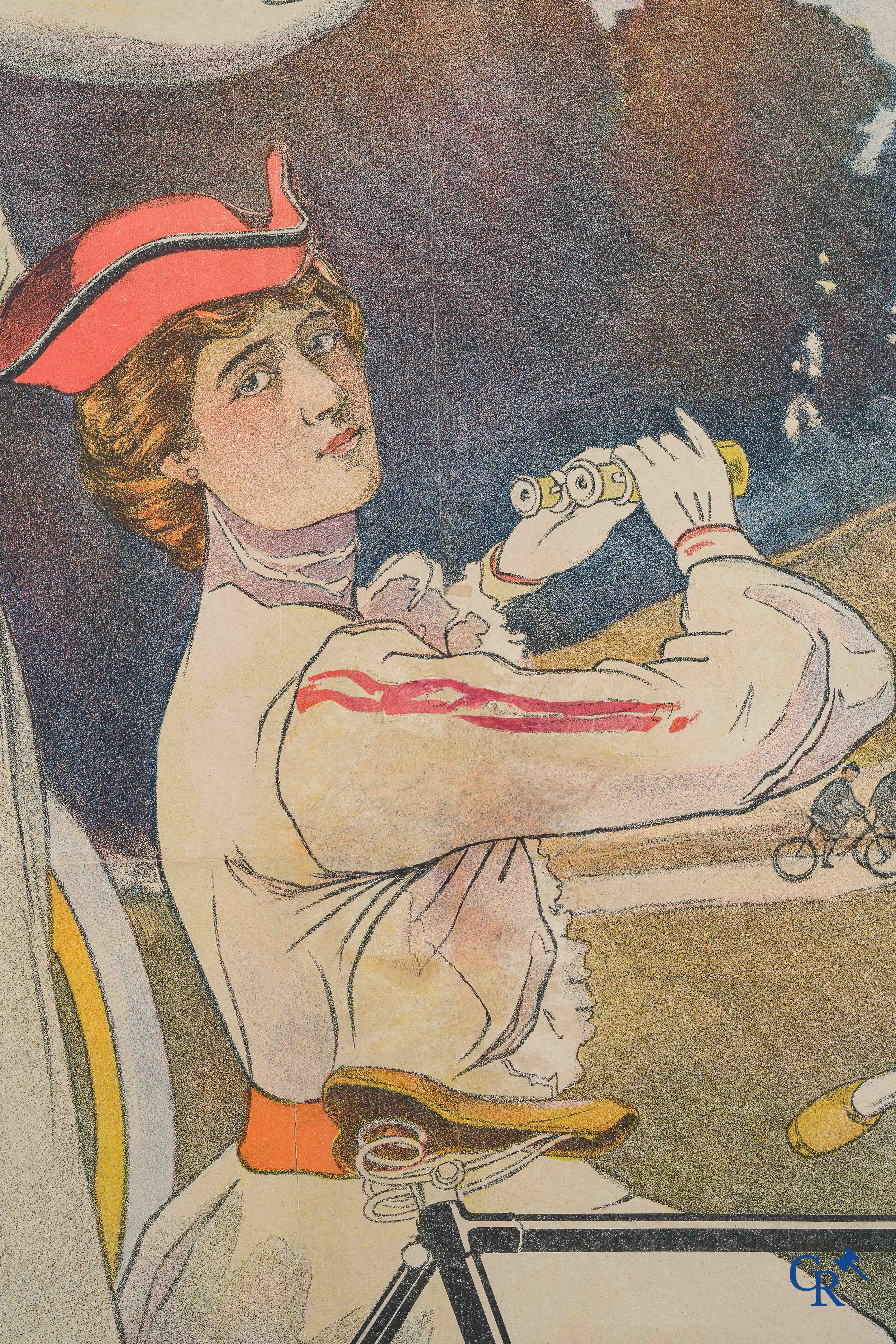 Cycles Brilliant. Publicity poster for the bicycles Brilliant. Design by Maurice Marodon. Belle Epoque, circa 1900.