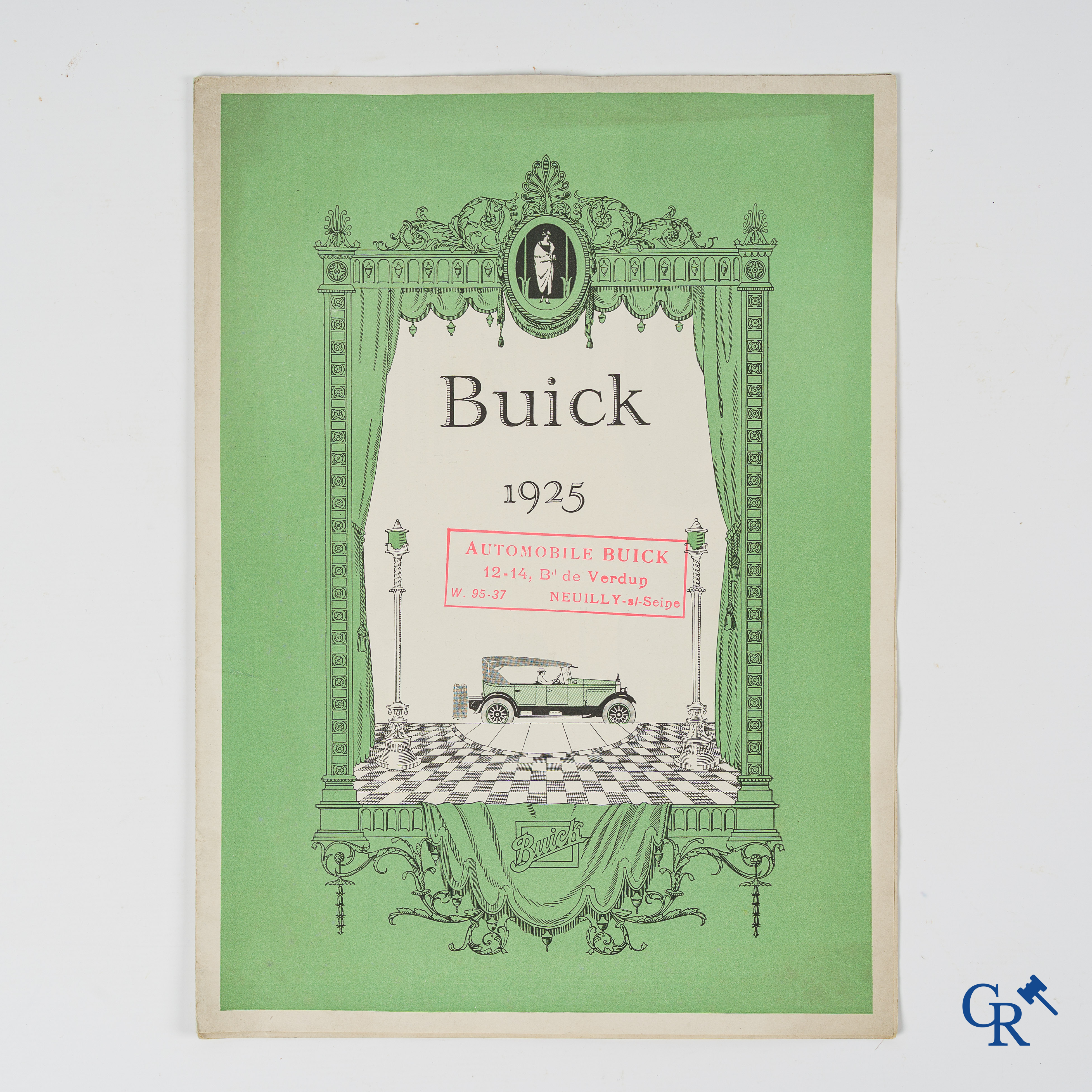 Automobilia. Buick. Luxurious foldable publicity leaflet for Buick's new models from 1925.