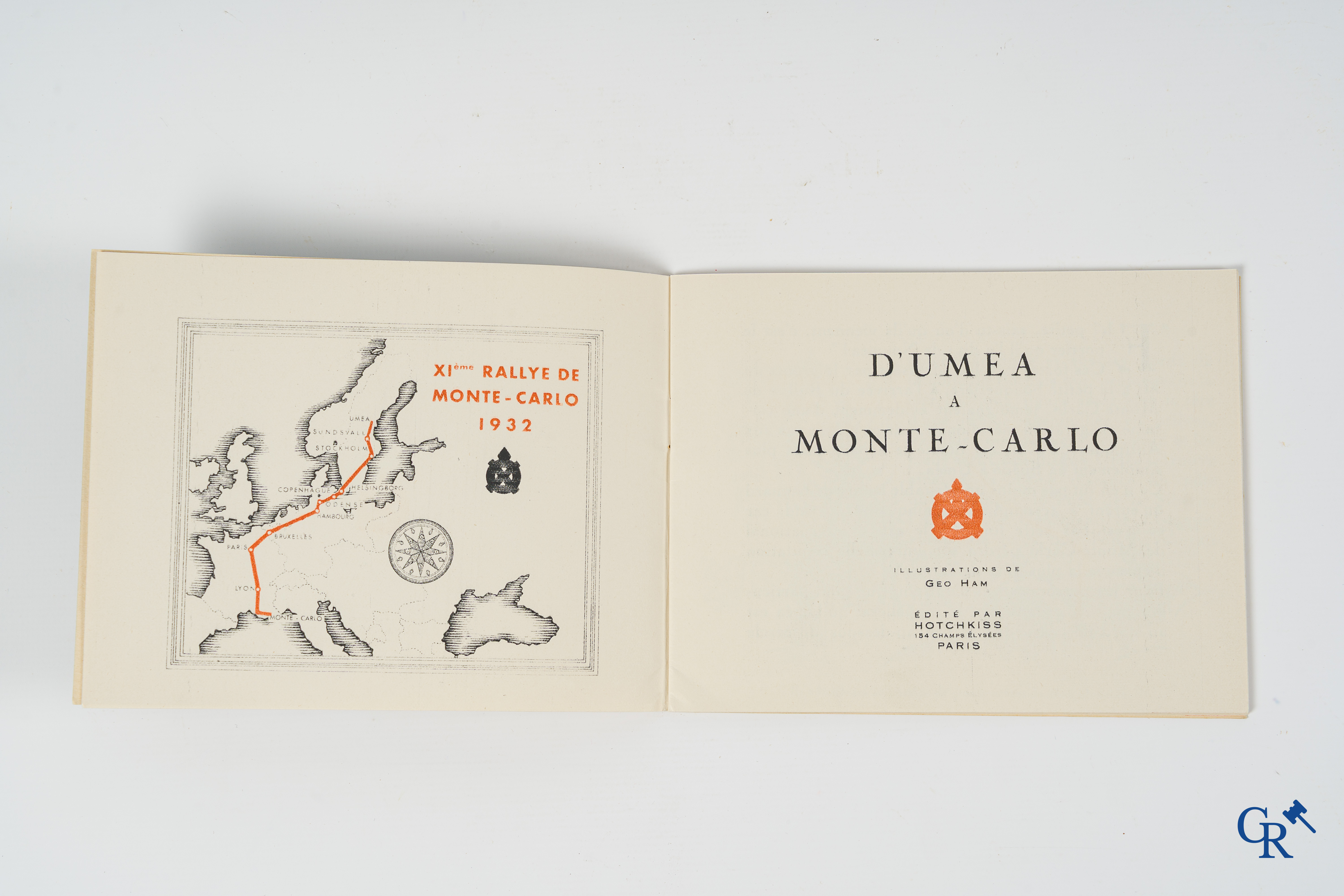 Geo Ham, Georges Hamel (1900-1972) for Hotchkiss. Description of the Monte Carlo Rally, 1932.