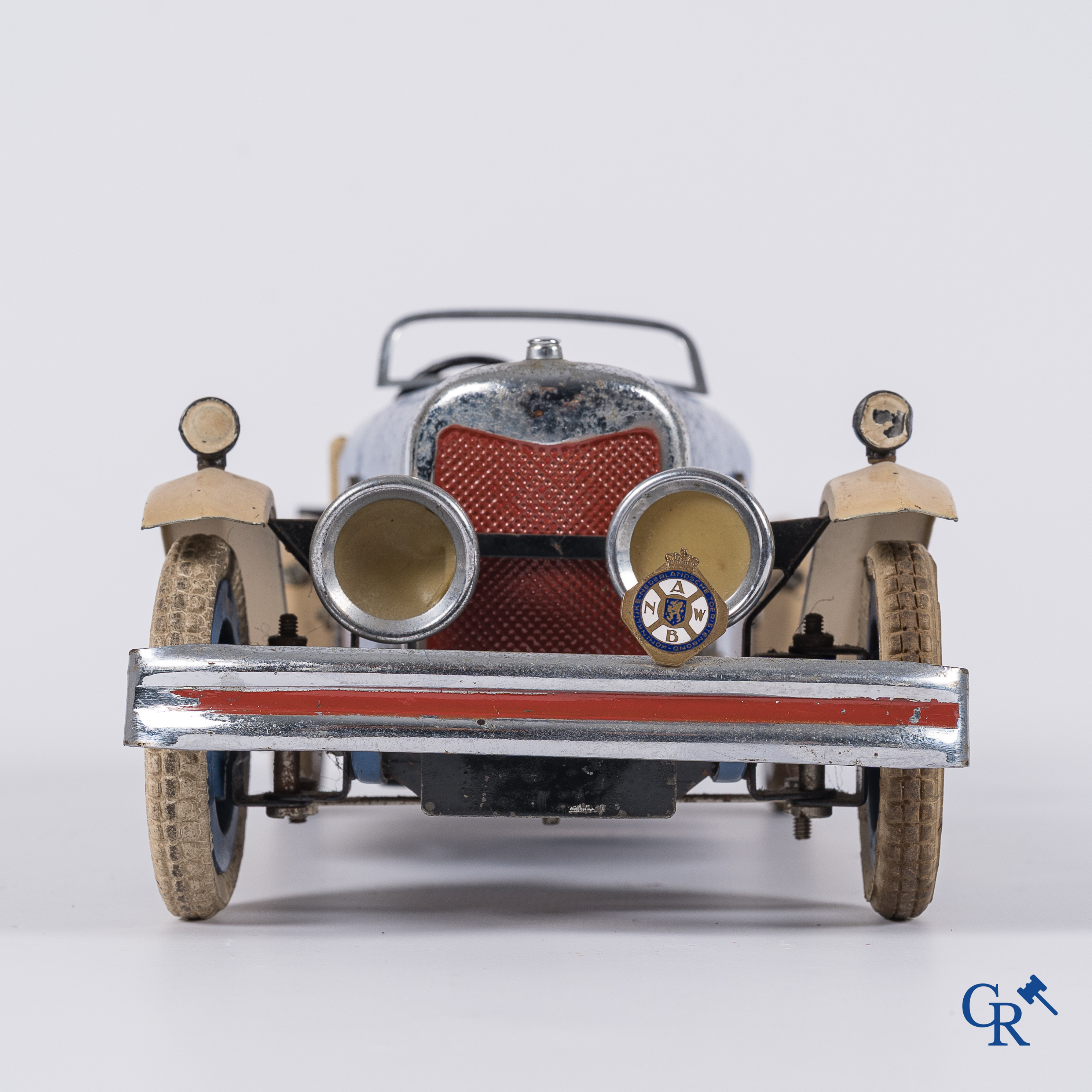 Old toys. Meccano No. 2 Constructor Car. Metal with winding mechanism. 1930's.