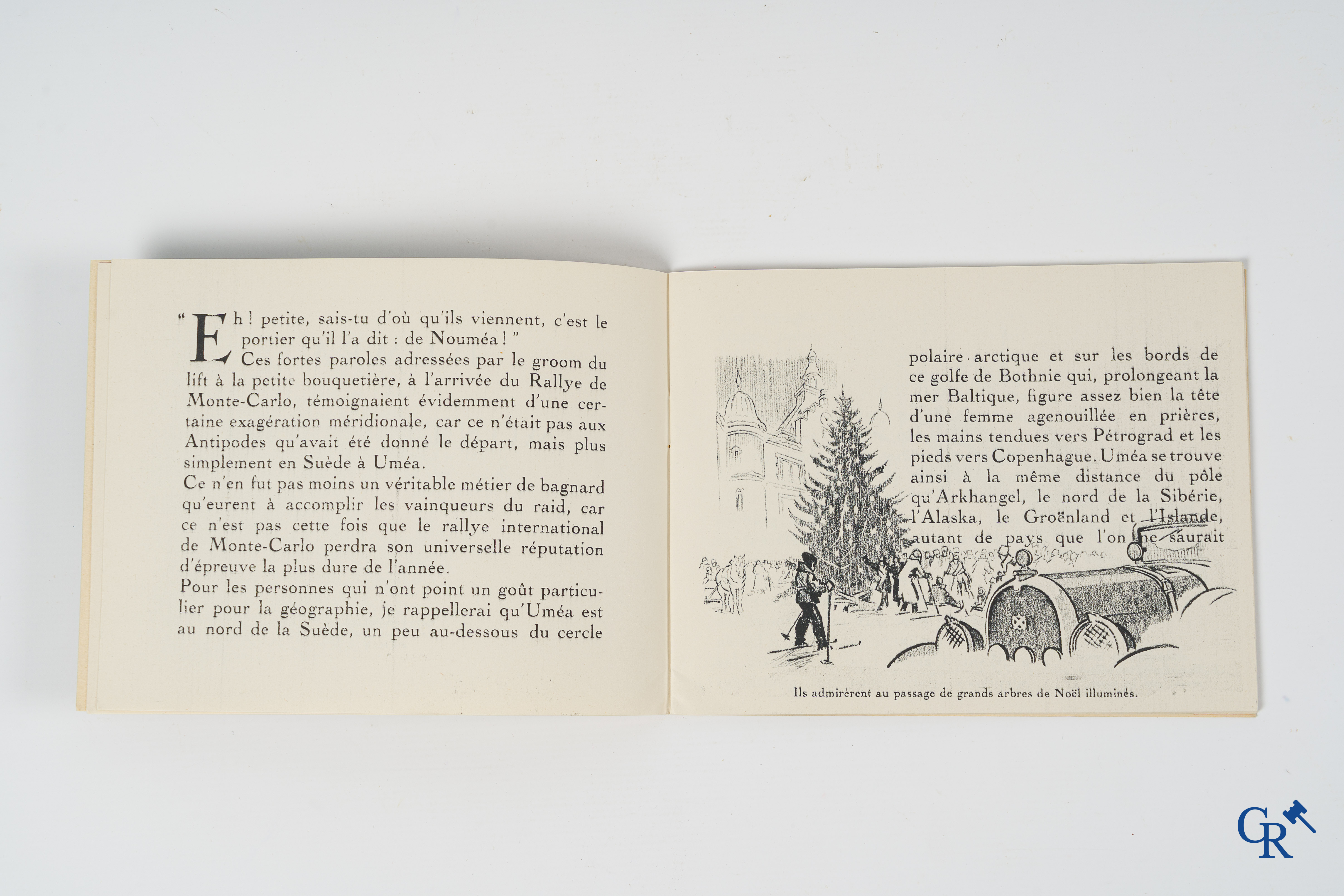Geo Ham, Georges Hamel (1900-1972) for Hotchkiss. Description of the Monte Carlo Rally, 1932.