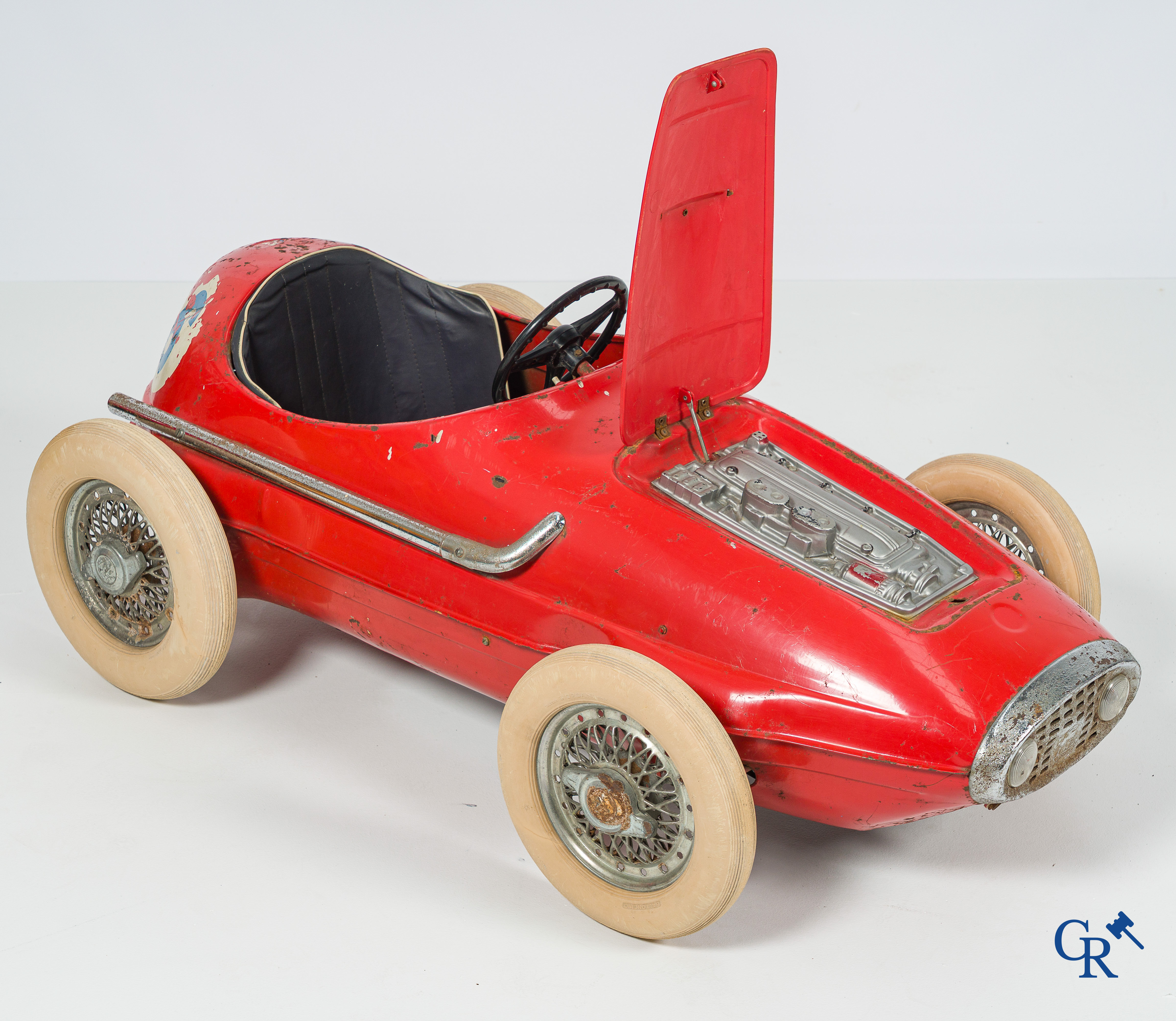 Giordani. Italy. Pedal Car Auto Sprint 1100 M-MR. Grand Prix racing car model Maserati 250 F. Made in Bologna in 1966.