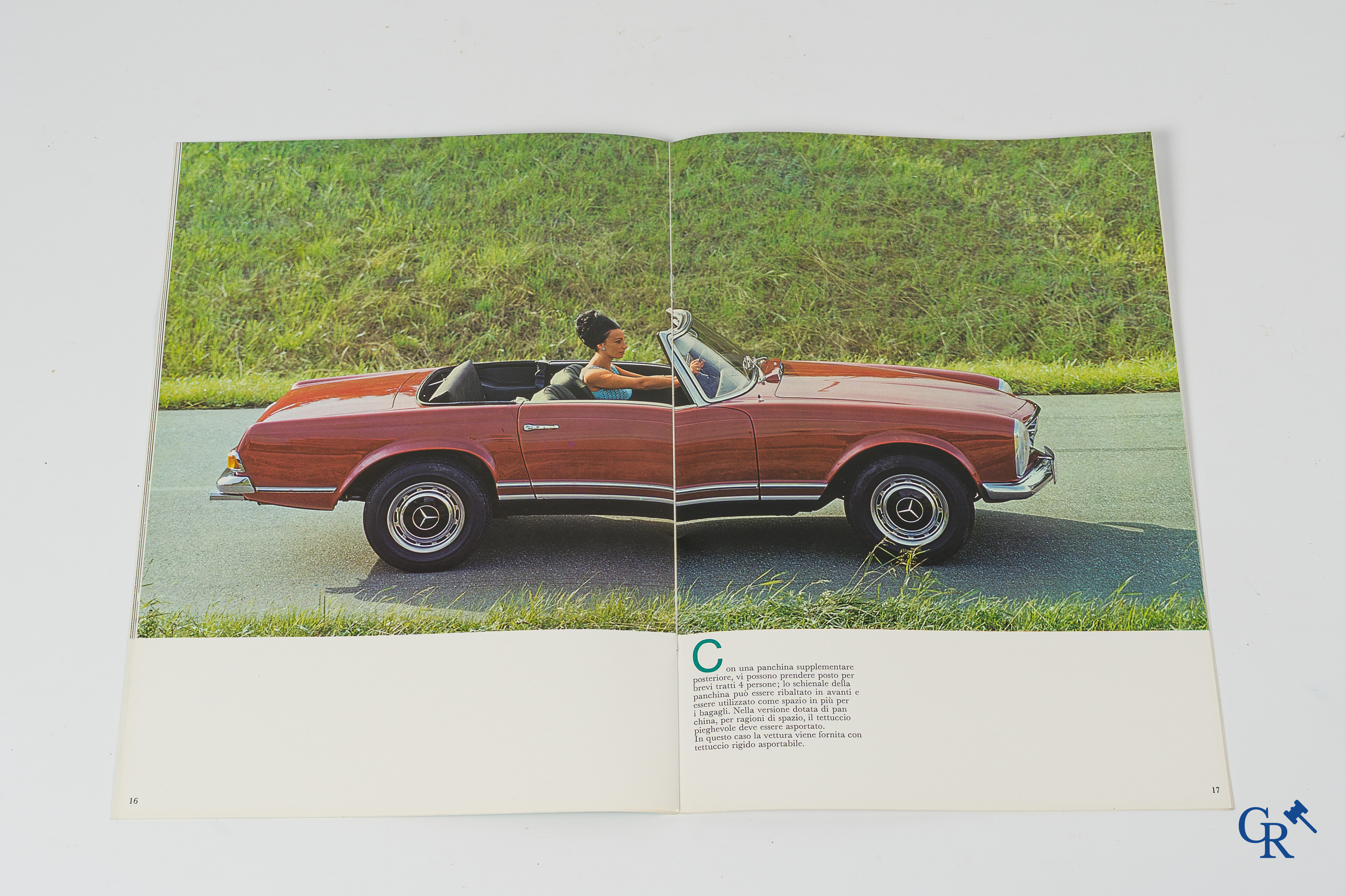 Automobilia. Mercedes Benz. 3 original luxury catalogues or publicity leaflets for the 230SL and 280SL models.