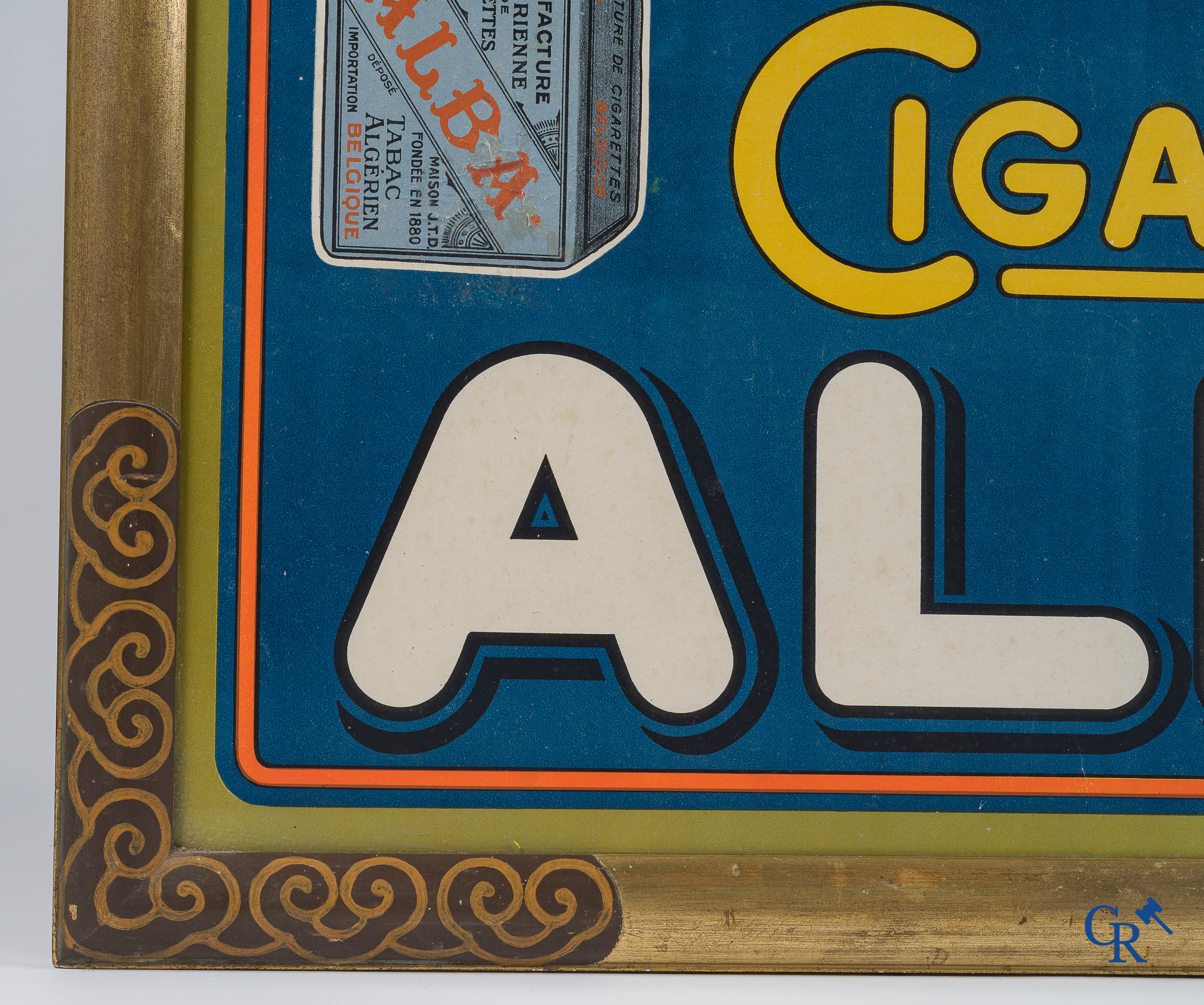 Cigarettes Alba. Original publicity poster for the Manufacture Algérienne de Cigarettes et Tabac. Circa 1925.