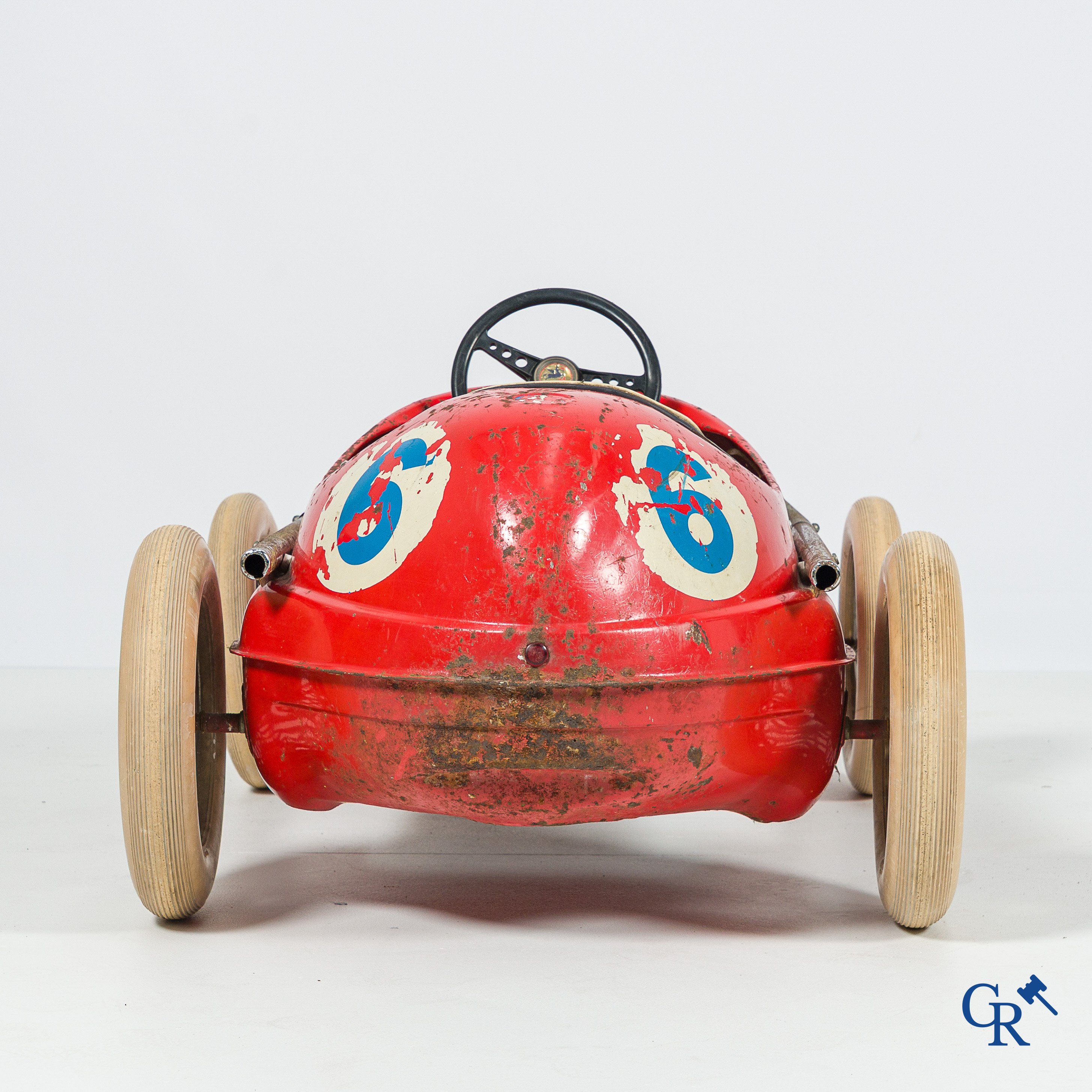 Giordani. Italy. Pedal Car Auto Sprint 1100 M-MR. Grand Prix racing car model Maserati 250 F. Made in Bologna in 1966.