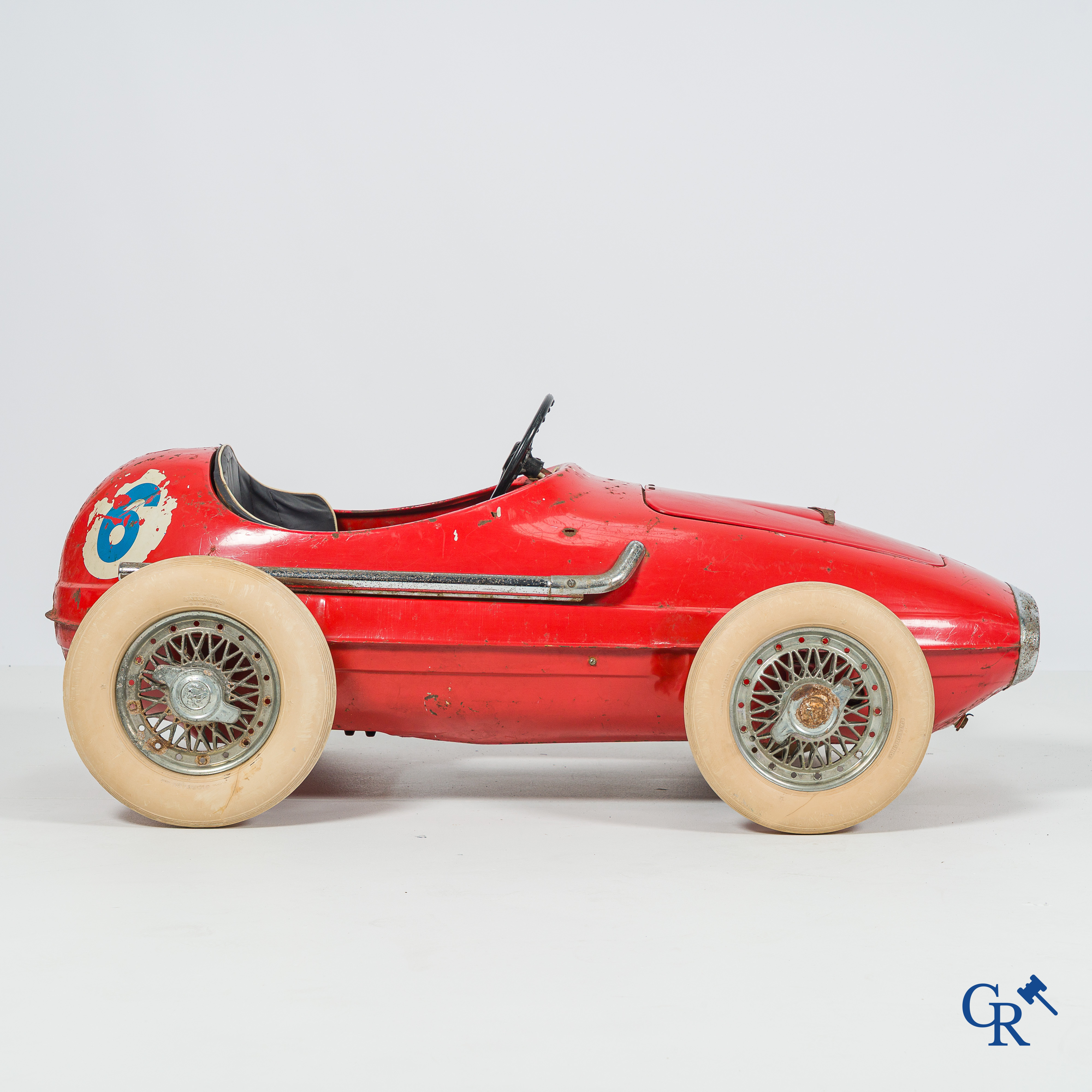 Giordani. Italy. Pedal Car Auto Sprint 1100 M-MR. Grand Prix racing car model Maserati 250 F. Made in Bologna in 1966.