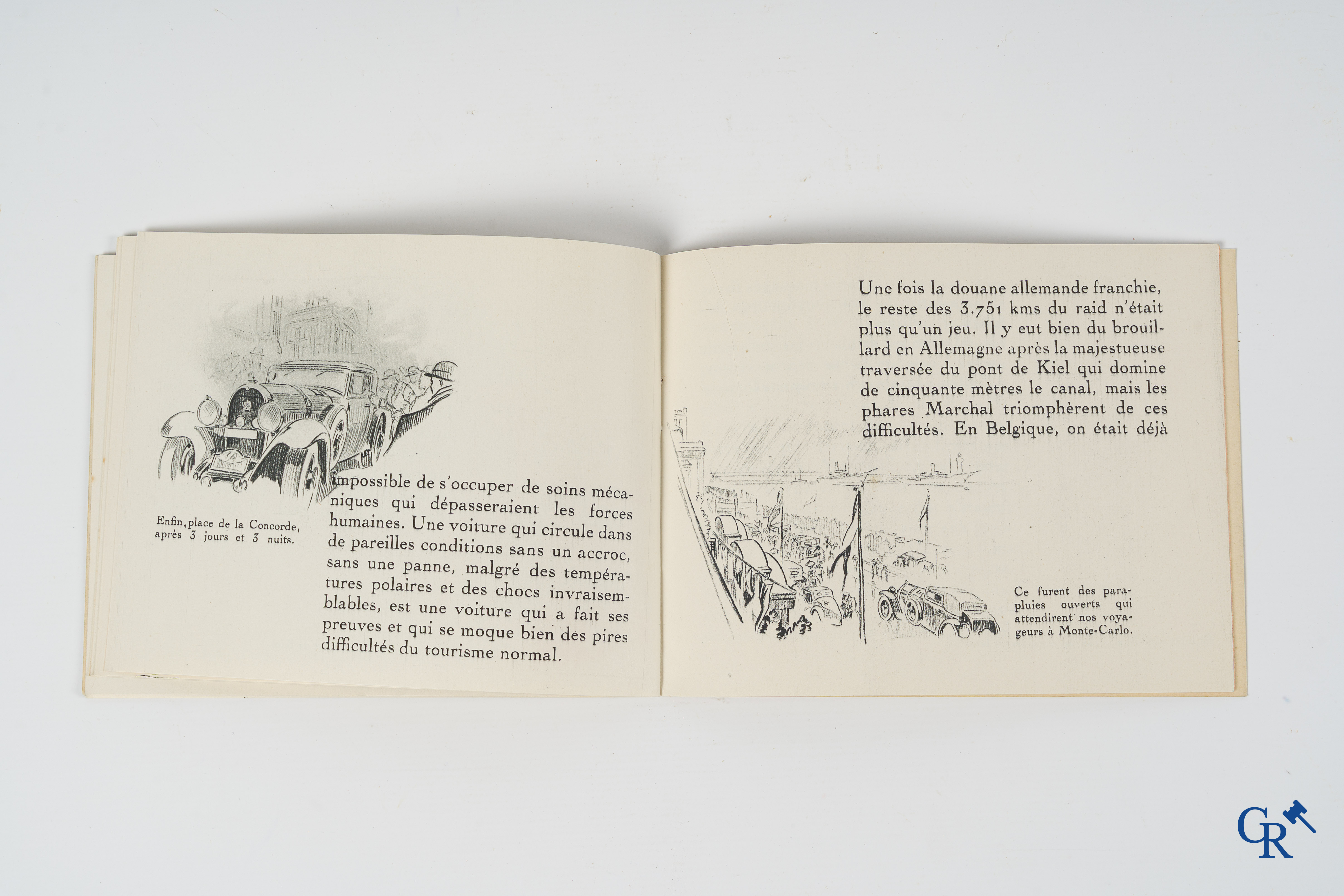Geo Ham, Georges Hamel (1900-1972) for Hotchkiss. Description of the Monte Carlo Rally, 1932.