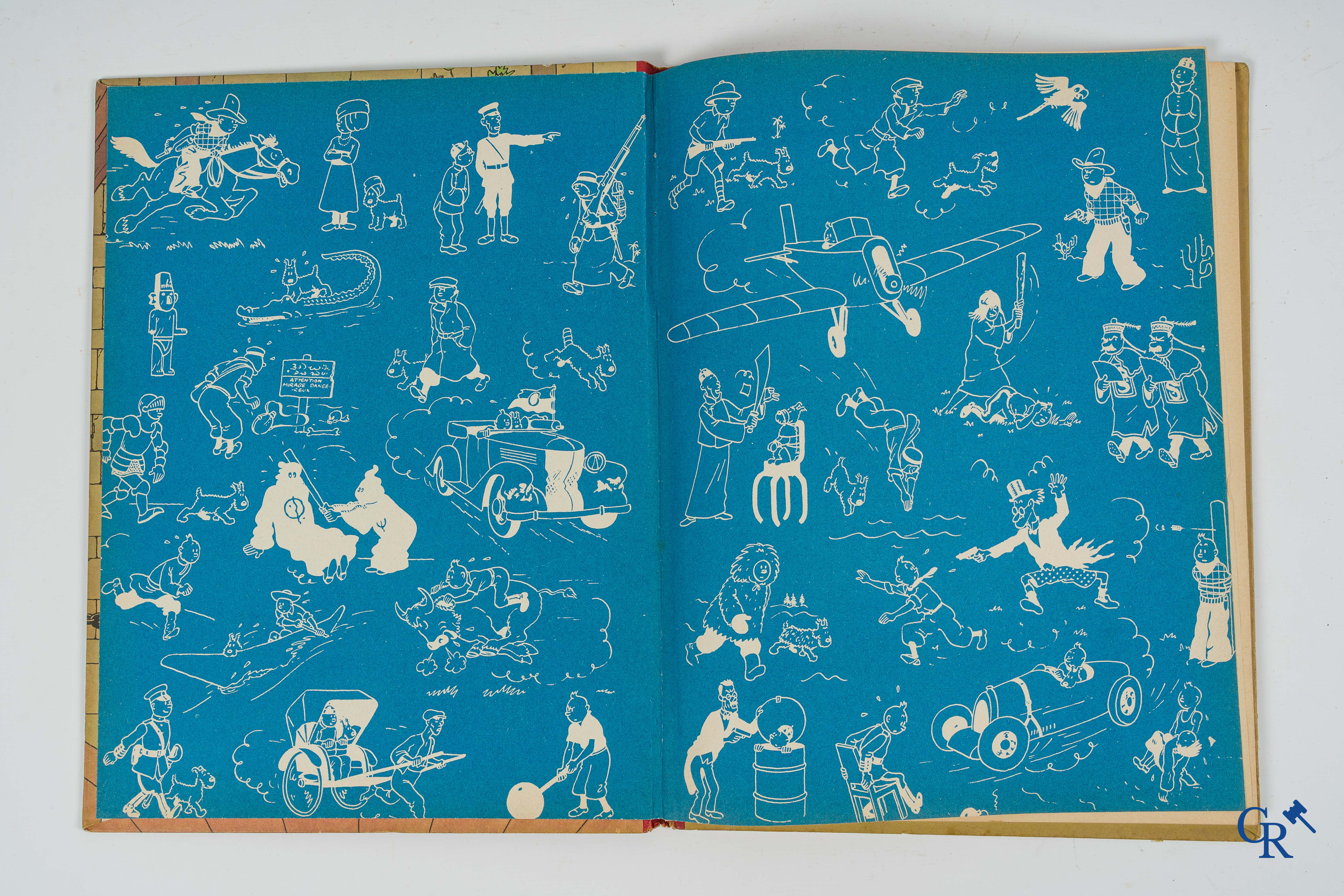 Hergé. Kuifje. Les aventures de Tintin. Le Sceptre d 'Ottokar. Comic strip. Casterman 1947. Imprimé en Belgique.