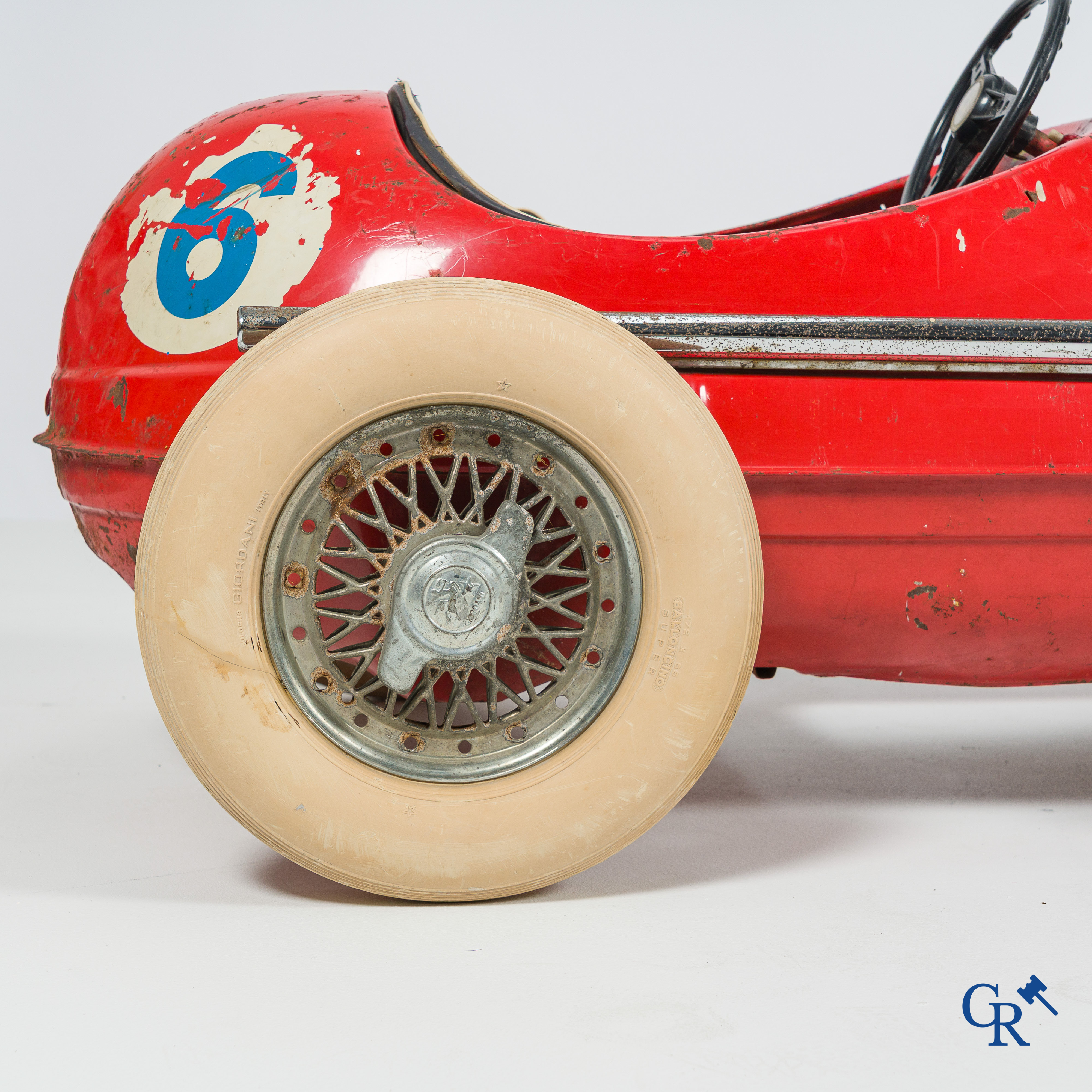Giordani. Italy. Pedal Car Auto Sprint 1100 M-MR. Grand Prix racing car model Maserati 250 F. Made in Bologna in 1966.