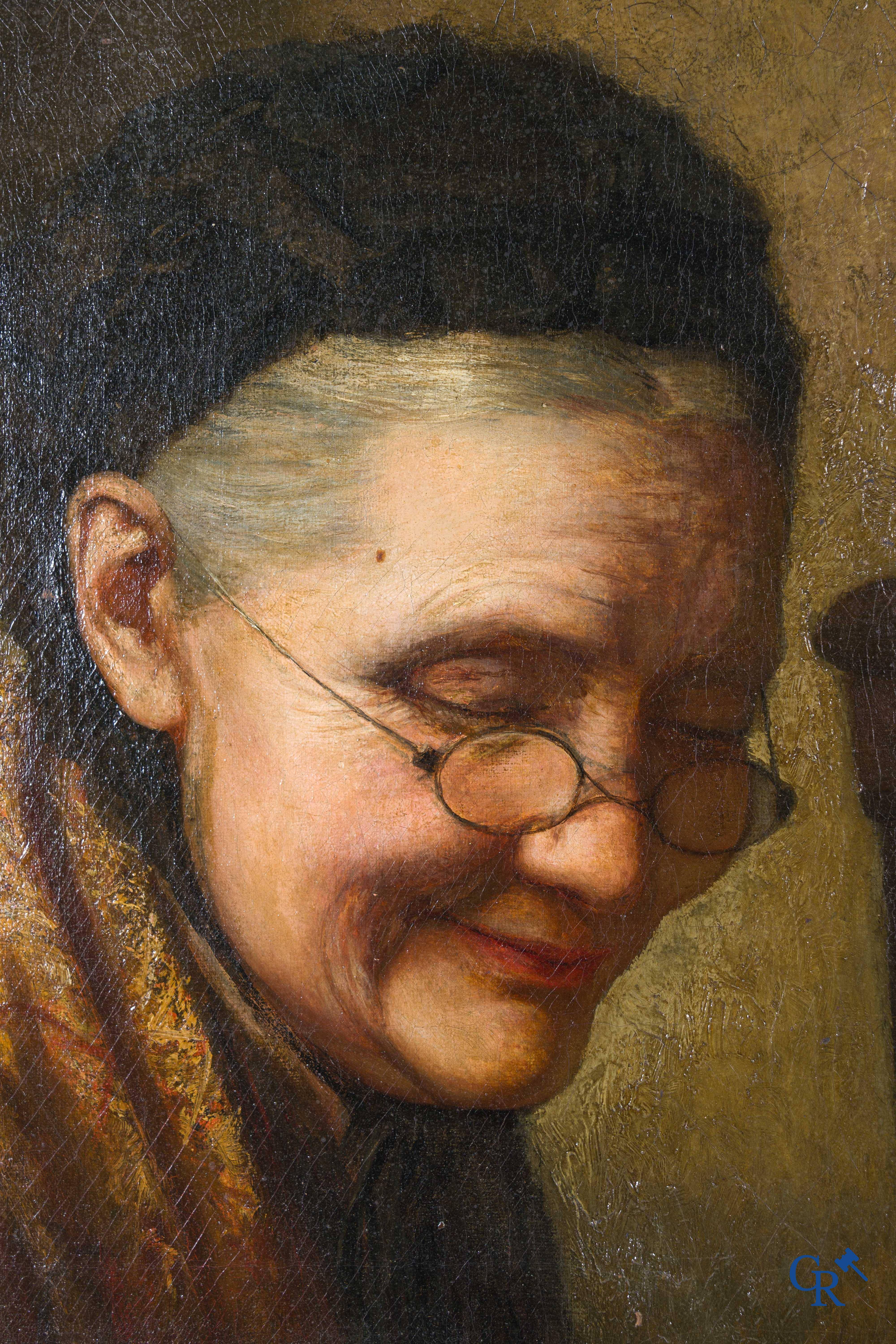 Jules De Bleye (1846-1901) Oil on canvas. Signed and dated 1889.