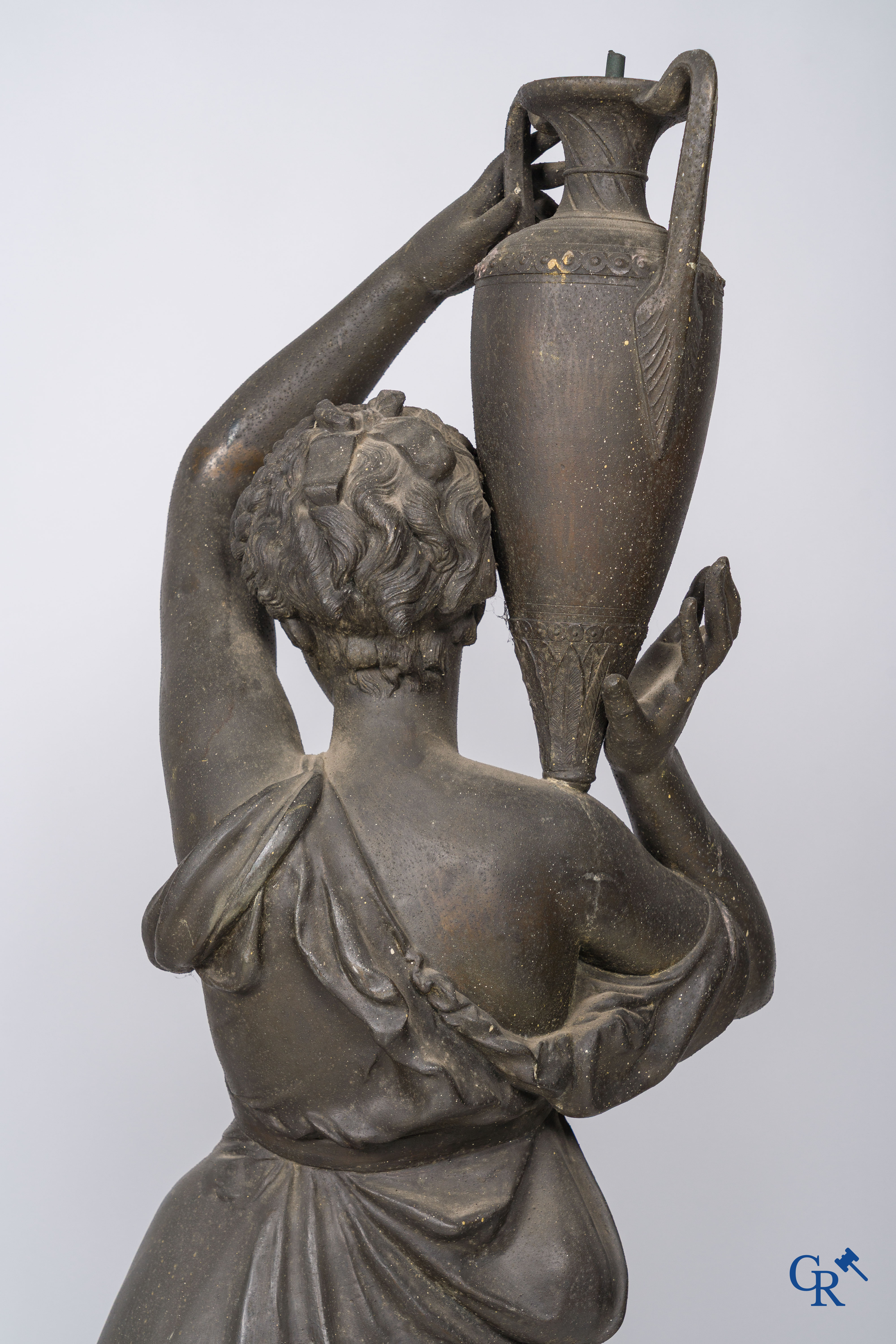 Albert-Ernest Carrier-Belleuse and Jean Boy foundry, 116 Rue de Turenne, Paris. Pair of water carriers. Circa 1860.