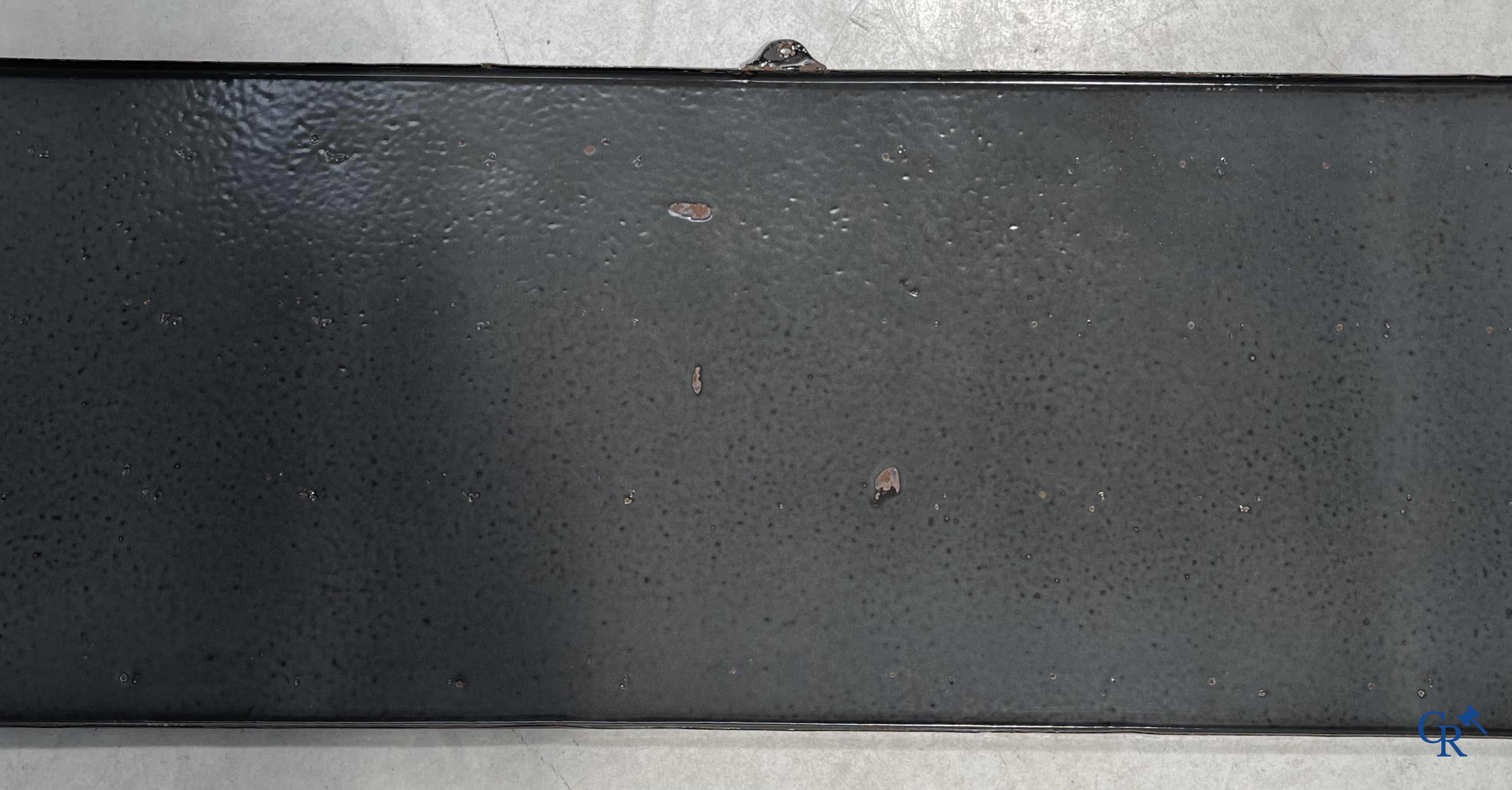 Michelin, enamel sign with Bibendum. 1960's. Email. Koekelberg. Mint condition.