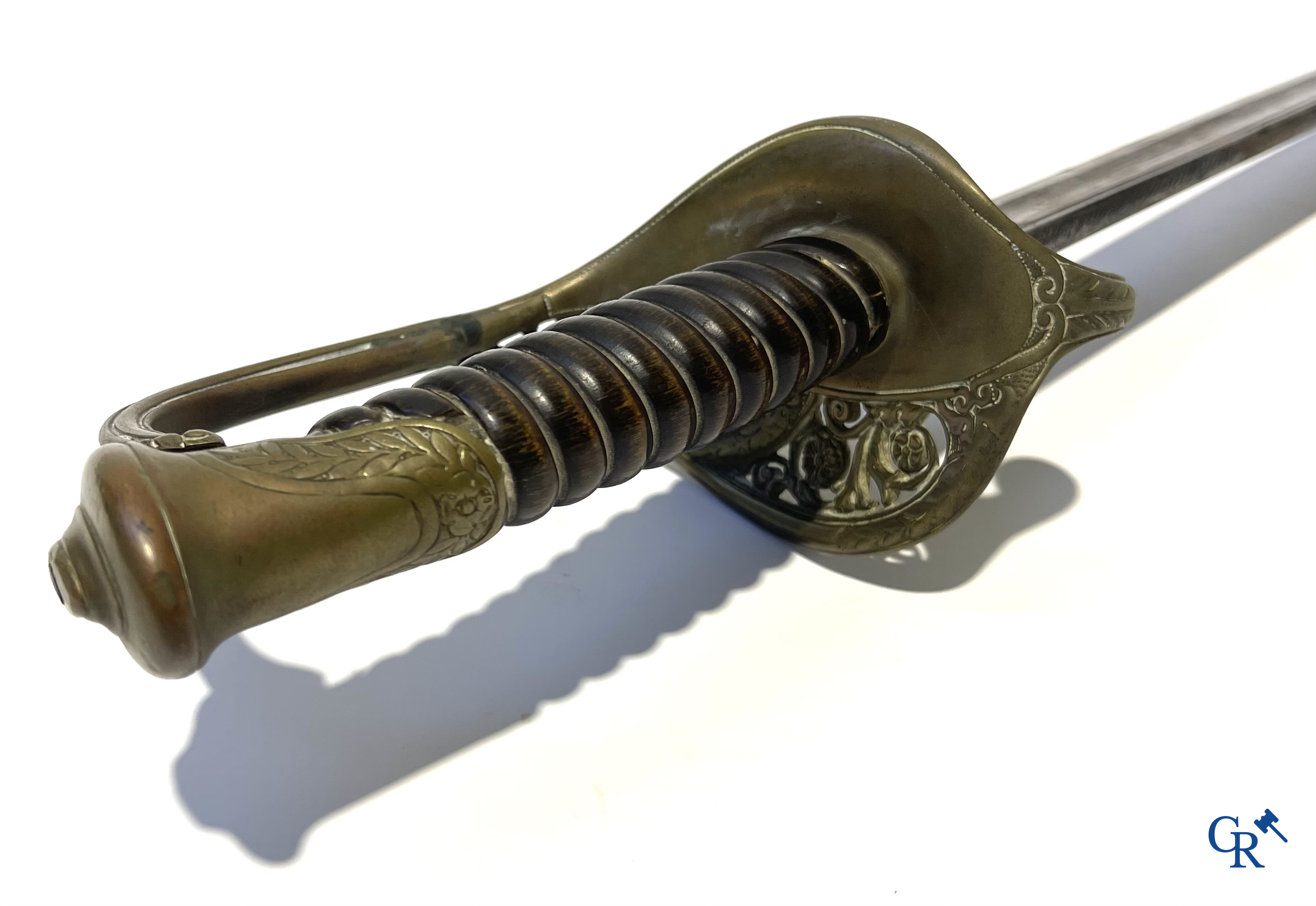 Fonson Bruxelles, a Belgian officer's parade sword. Manuffre. Allé de Châtellerault. 19th century.