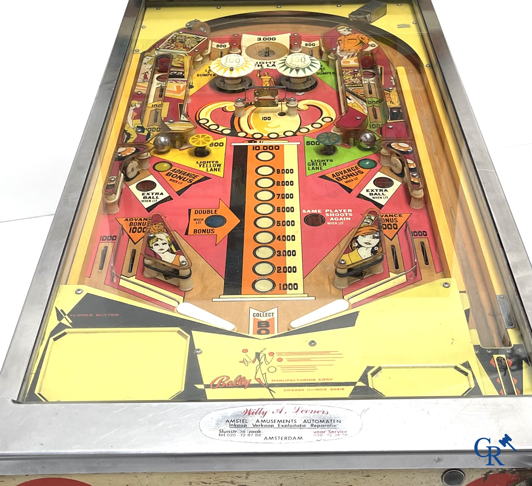 Bally. Electro-mechanical pinball machine "Champ" for 4 players. 1960's - 1970's.