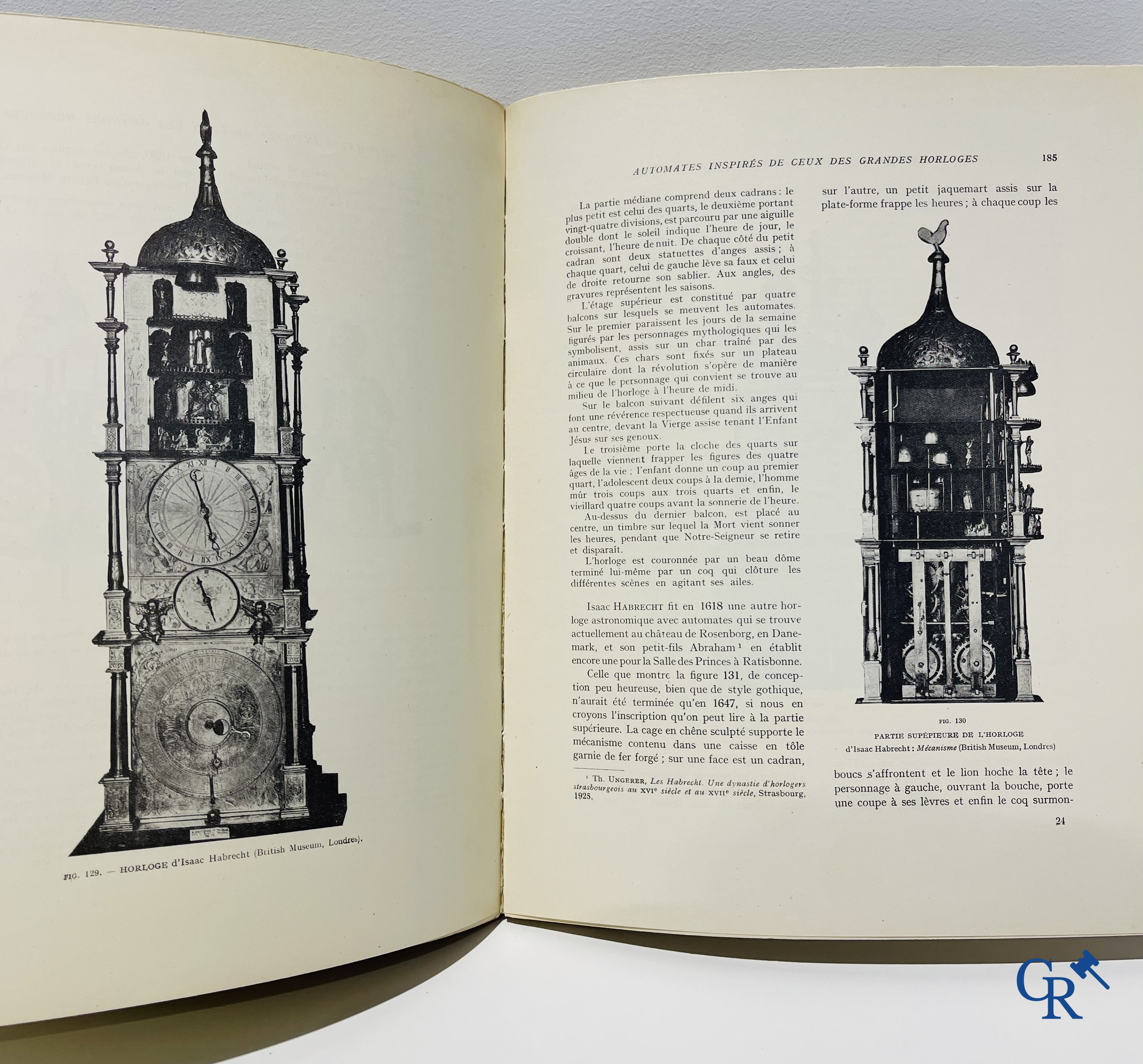 Automaten. Zeldzame uitgave van "Le monde des automates." Alfred Chapuis et Edouard Gélis. Paris 1928.