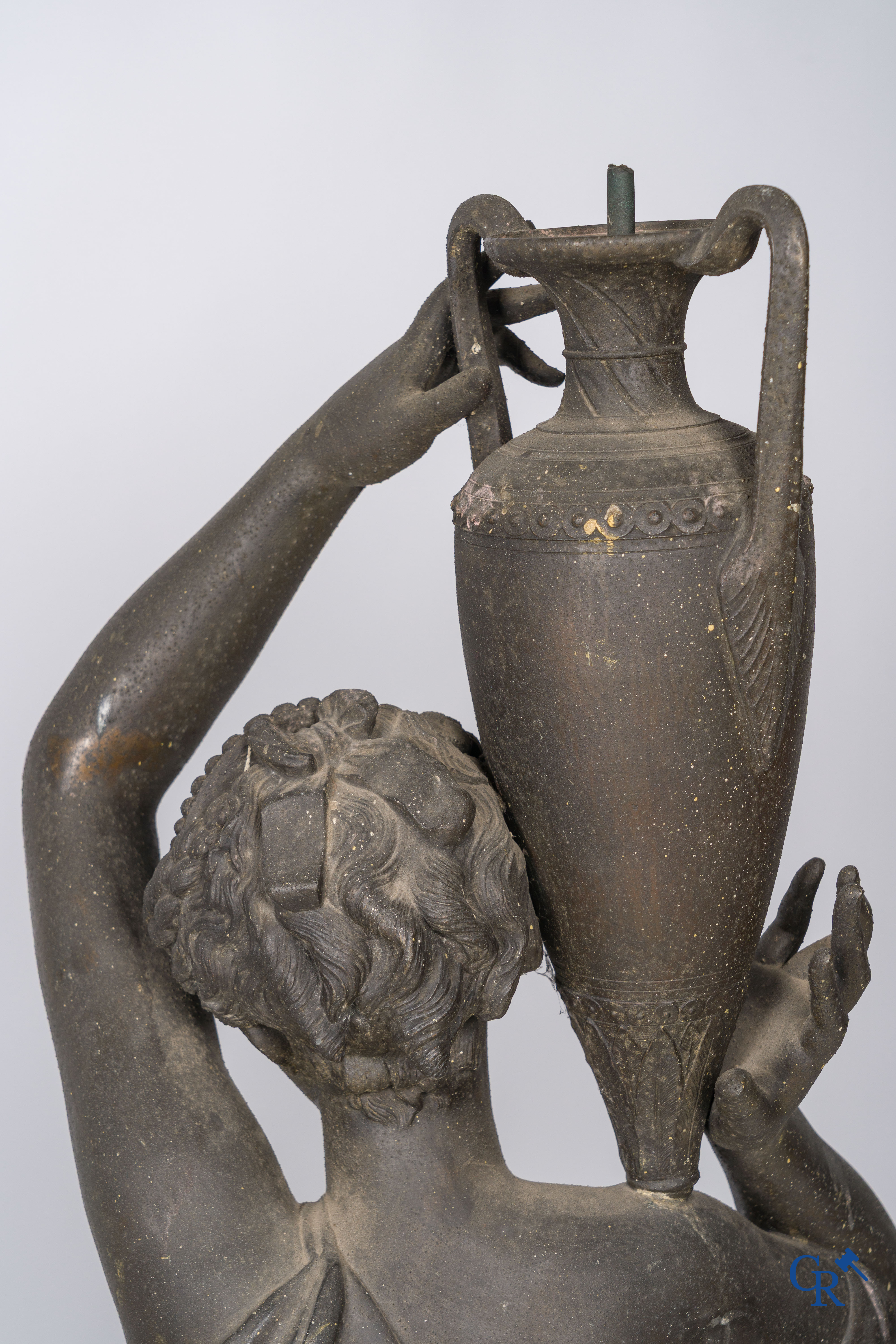 Albert-Ernest Carrier-Belleuse and Jean Boy foundry, 116 Rue de Turenne, Paris. Pair of water carriers. Circa 1860.