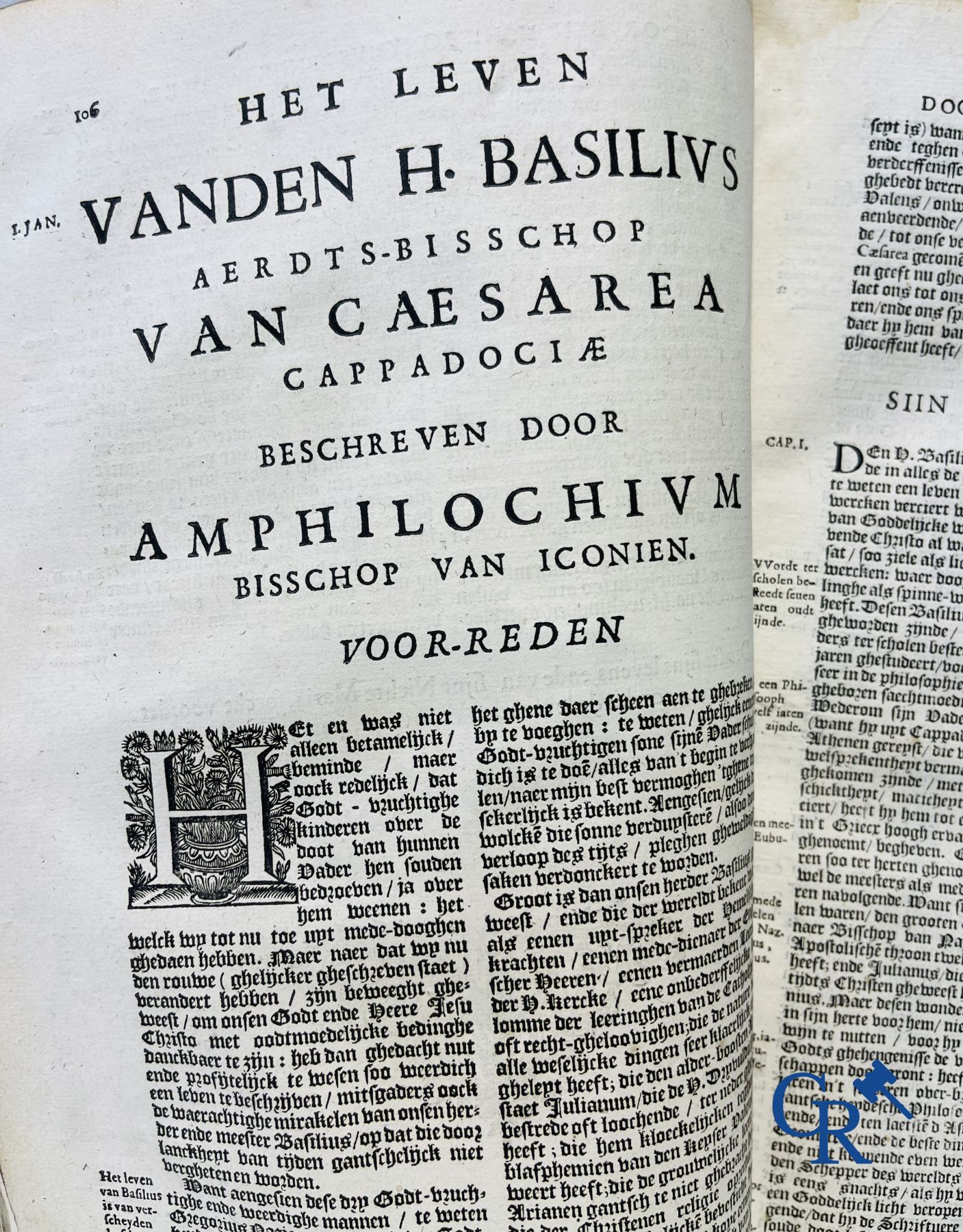 Early Printed Books: Rosweydus, Heribertus. Het Leven ende spreucken der Vaderen described by St. Jerome. 1643.