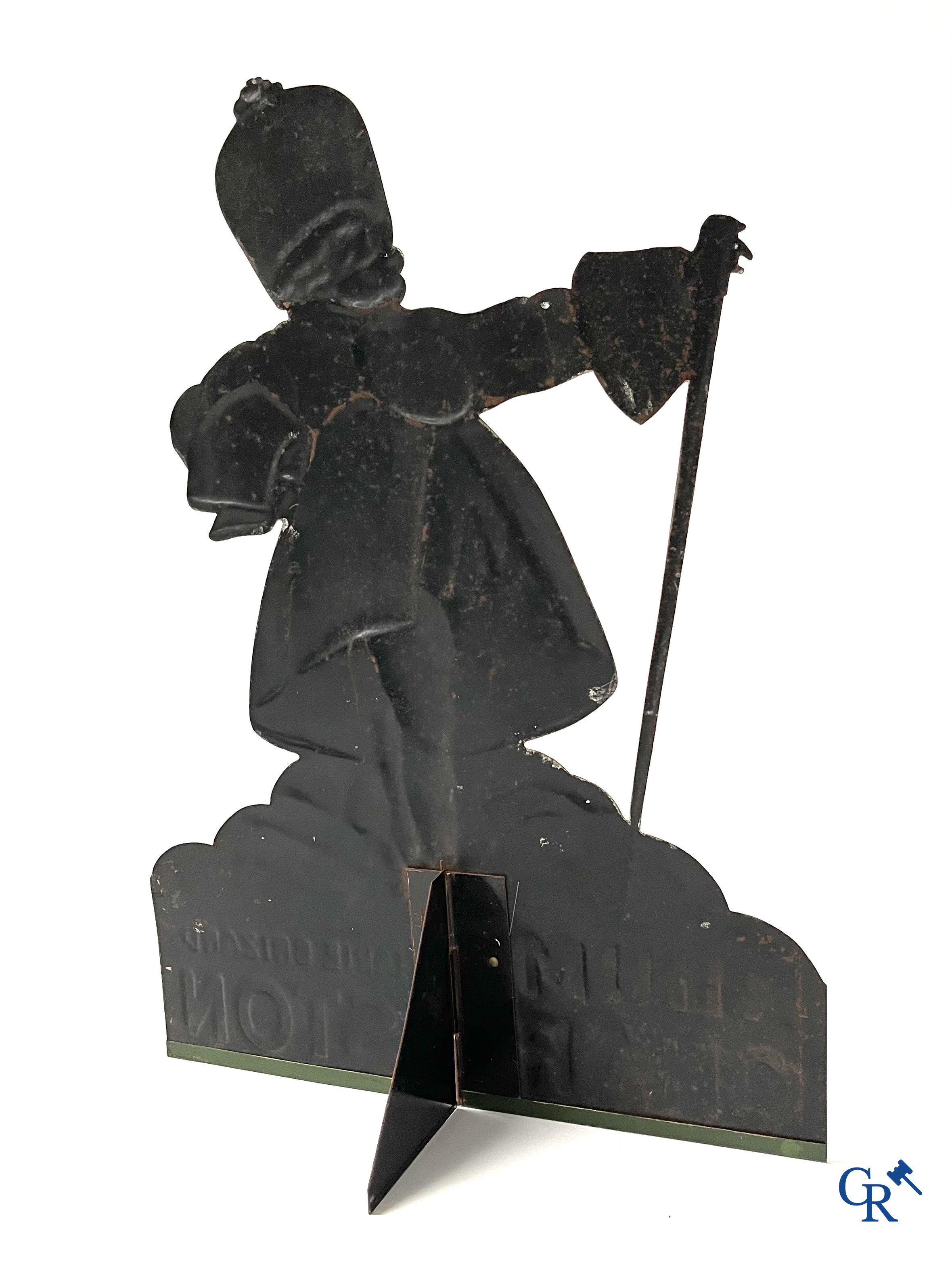 Jean D'Ylen, Publiciteit in bedrukt blik voor Rhum Charleston van Marie Brizard.