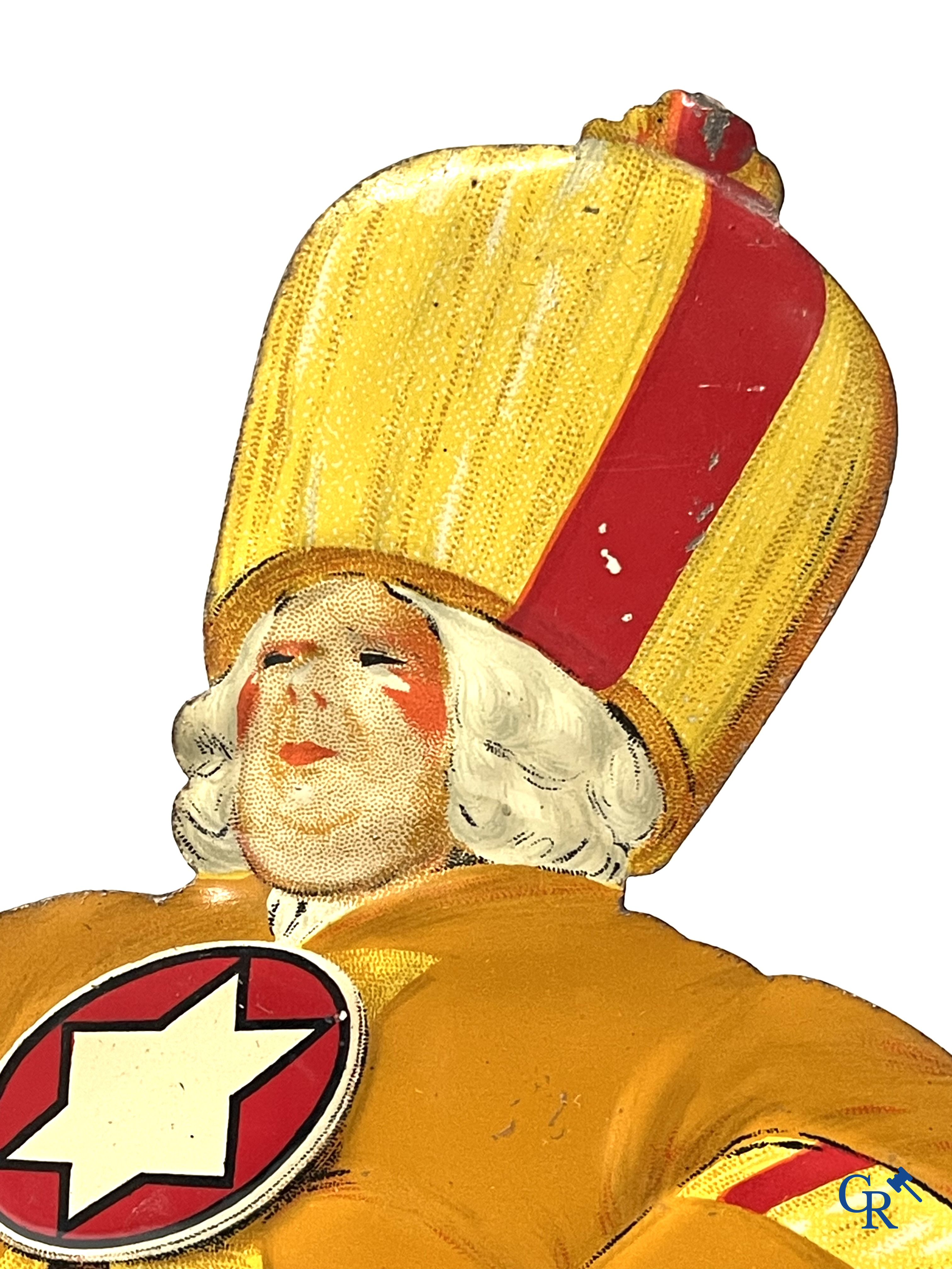 Jean D'Ylen, Publiciteit in bedrukt blik voor Rhum Charleston van Marie Brizard.