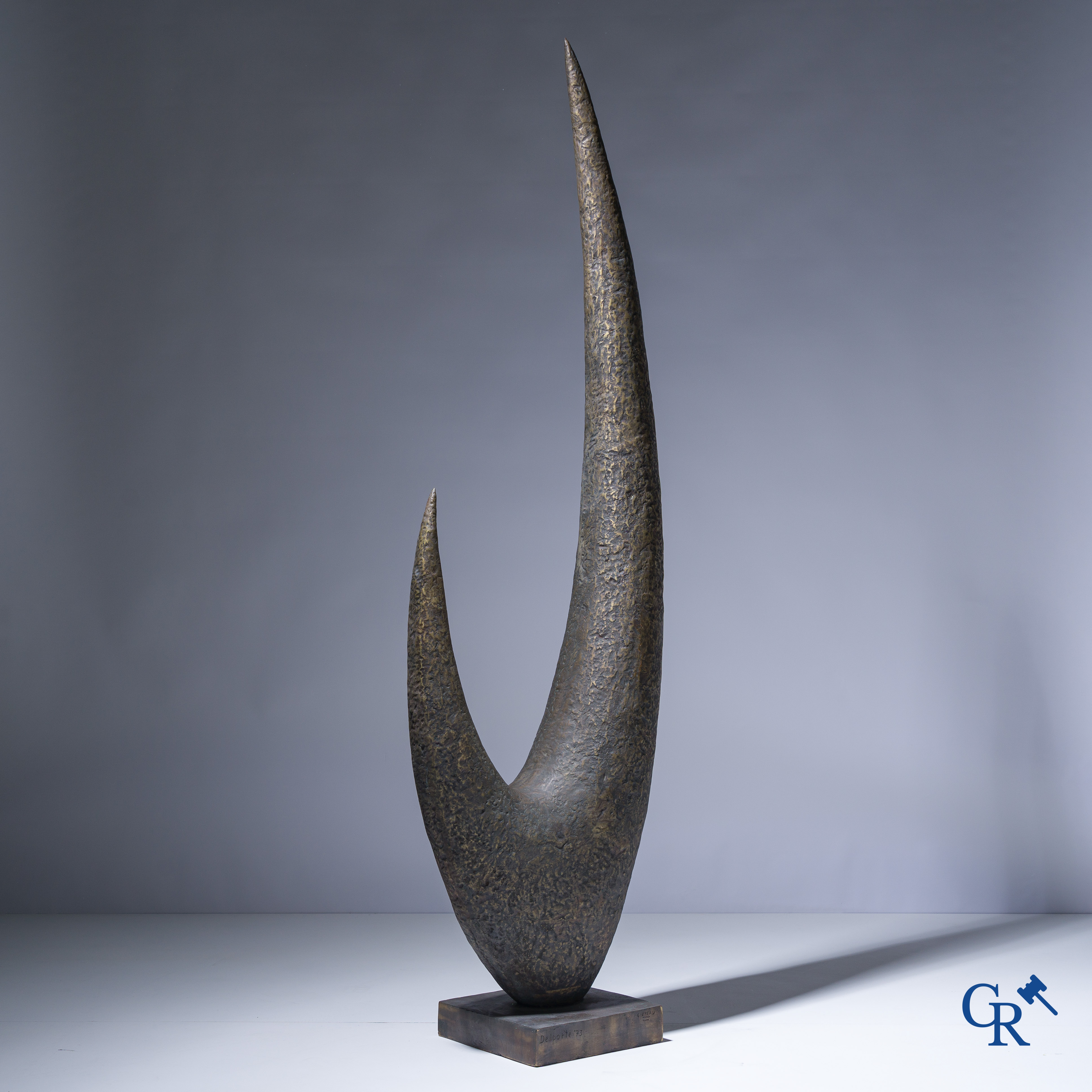 Charles Delporte, (1928-2012) (*) Monumental sculpture in bronze 7/8. Foundry H. Norga Etikhove.