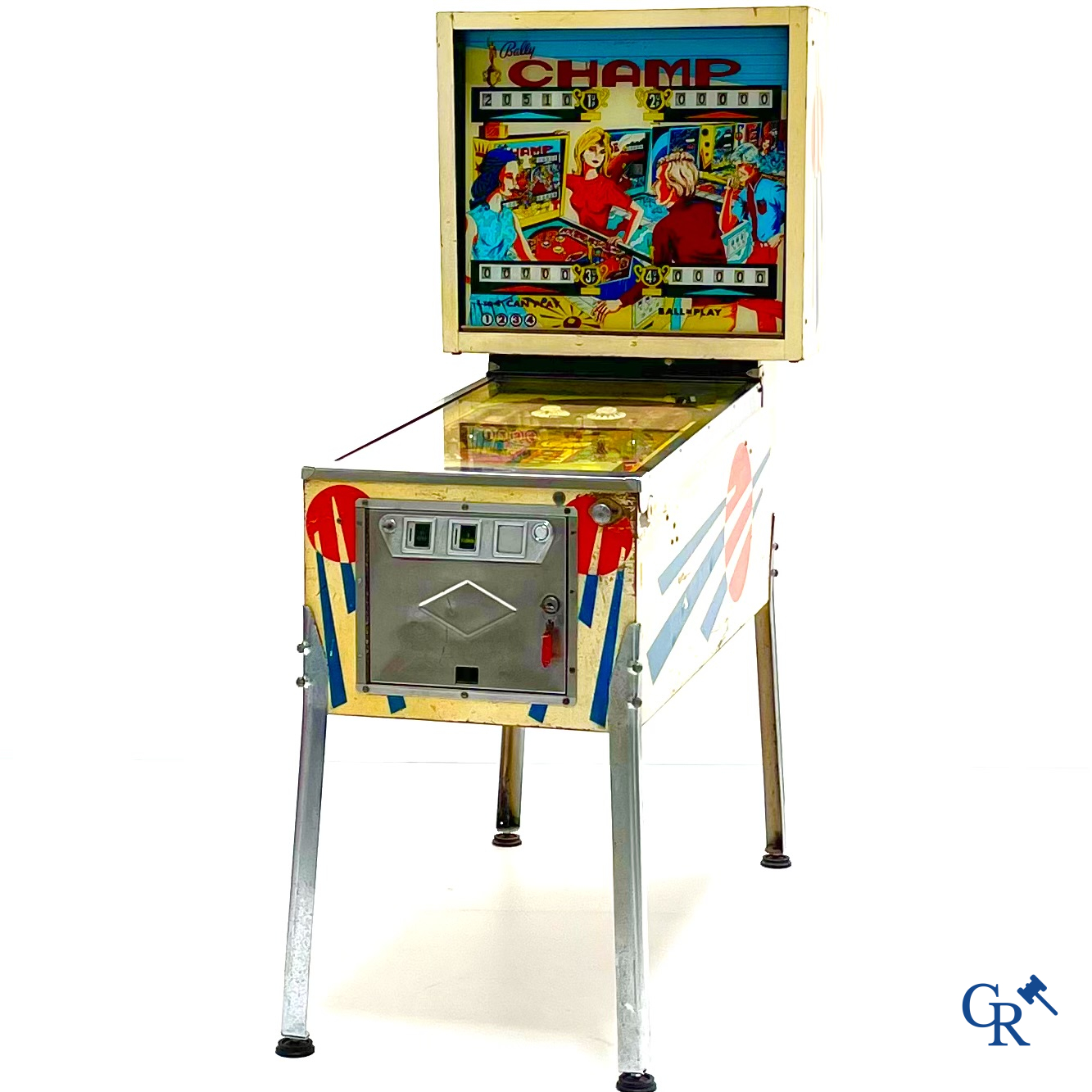 Bally. Electro-mechanical pinball machine "Champ" for 4 players. 1960's - 1970's.