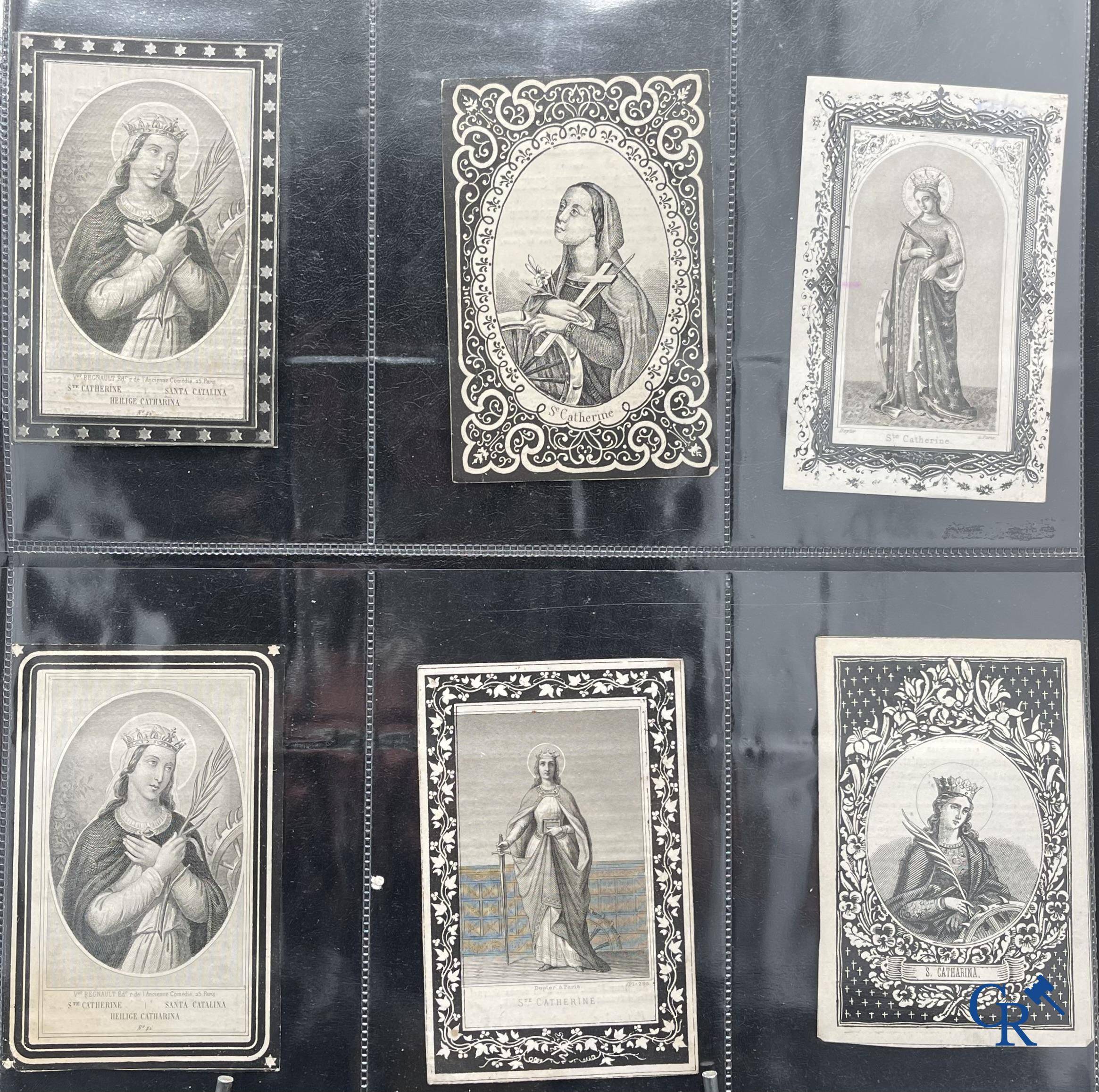 Sainte Catherine, Collection intéressante comprenant des images pieuses, canivets et des estampes de dévotion, etc. XVIIIe-XIXe et XXème siècles.