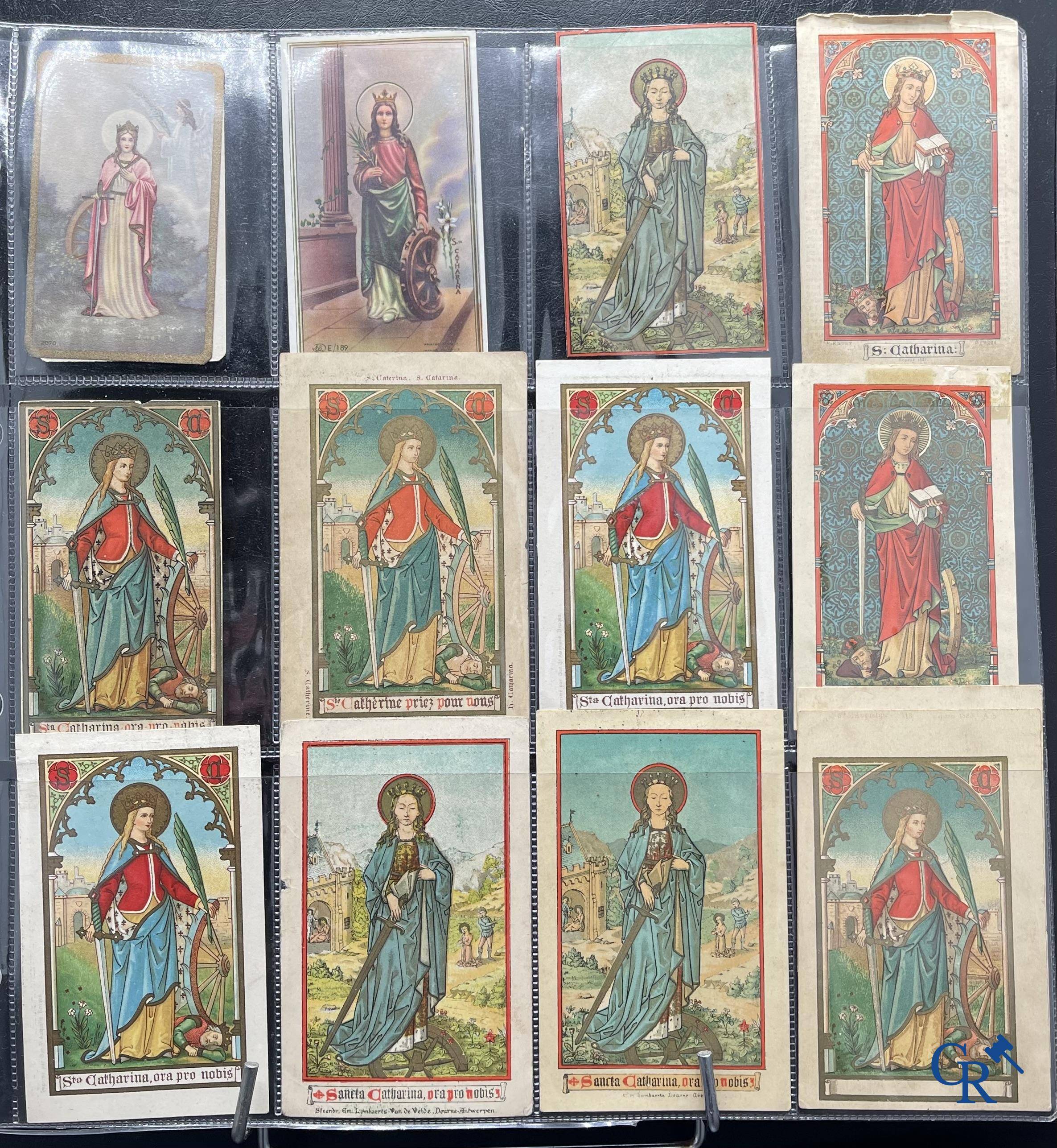 Sainte Catherine, Collection intéressante comprenant des images pieuses, canivets et des estampes de dévotion, etc. XVIIIe-XIXe et XXème siècles.
