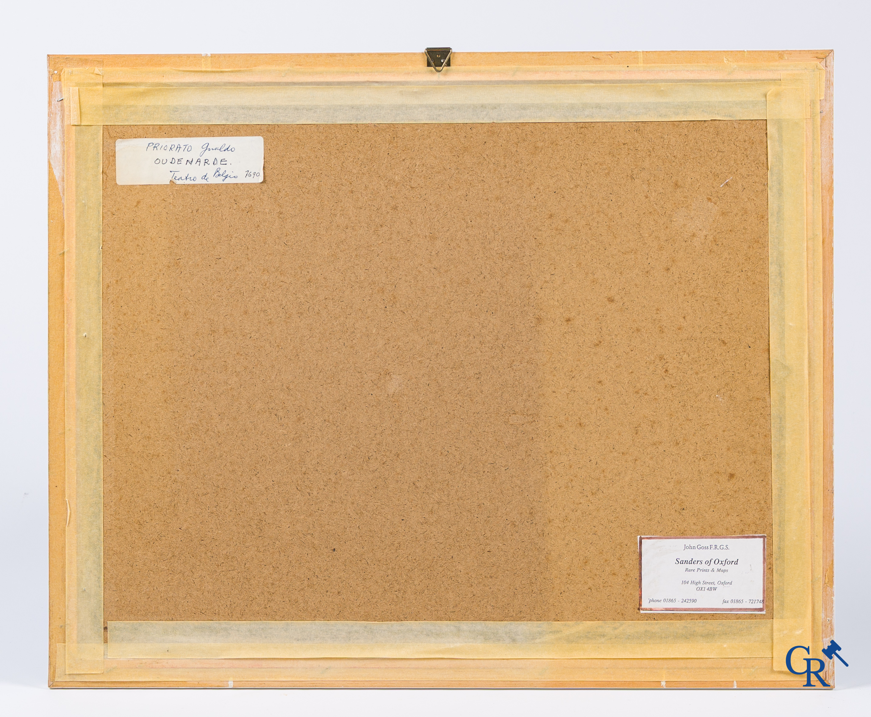 Oudenaarde, 7 antique maps, including battle plans, city and wall plans, etc. 17th-18th century.