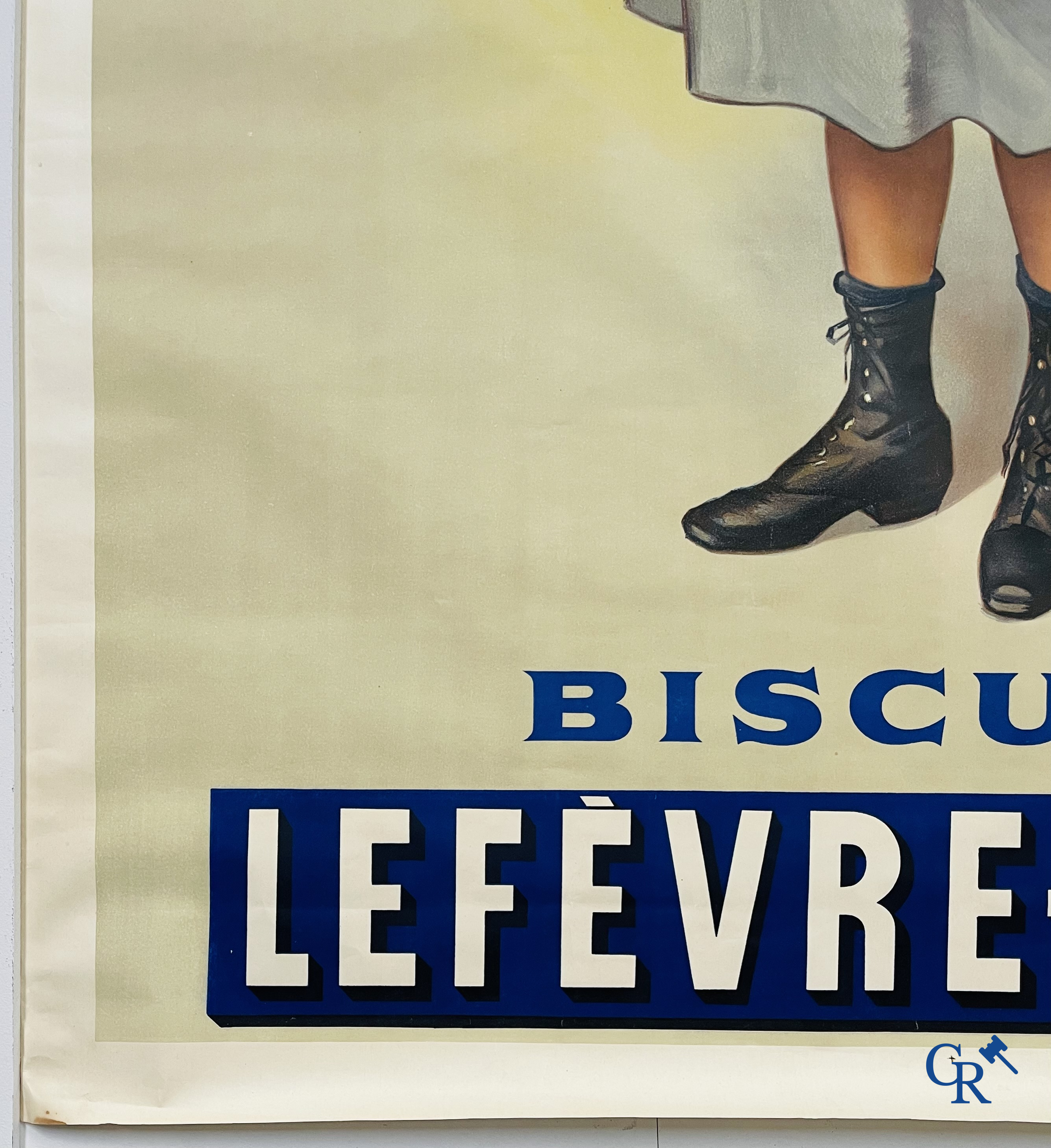 Firmin Bouisset (1859-1925) LU, biscuits Lefèvre-Utile. Lithographie publicitaire pour Petit-Beurre. Daude Frères-Paris.