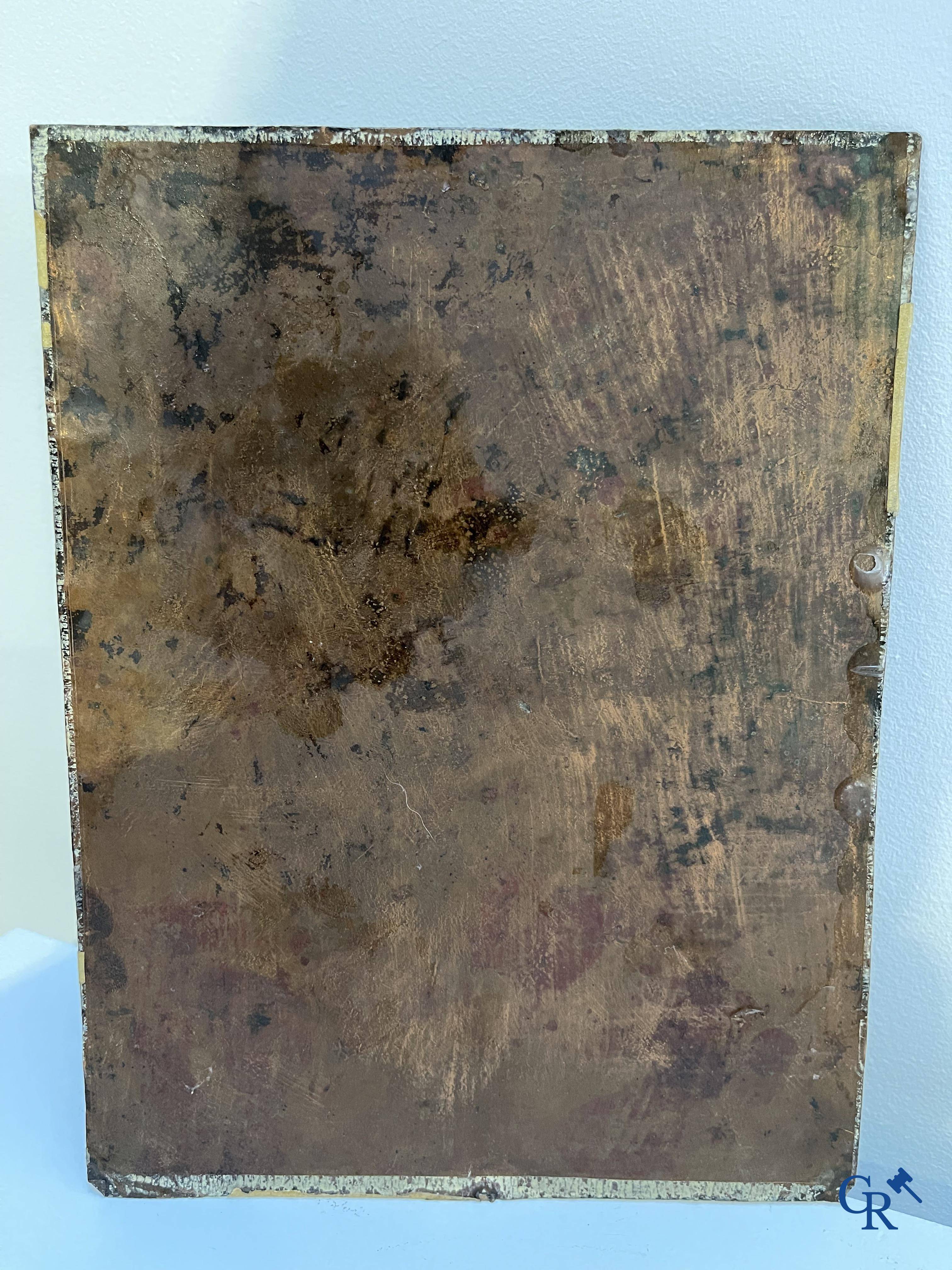 Peinture: Anvers, XVIIème. La moquerie du Christ.