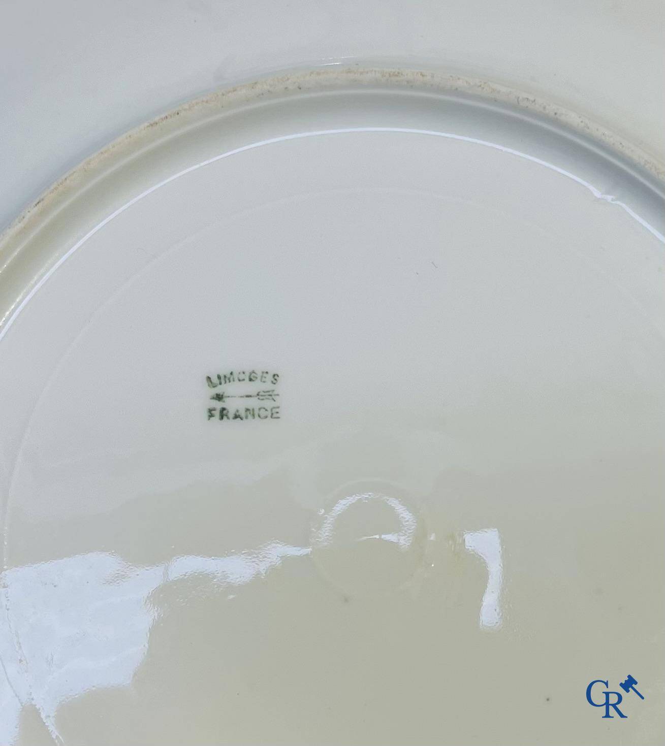 Porcelain: Limoges/France: Part of a porcelain tableware.