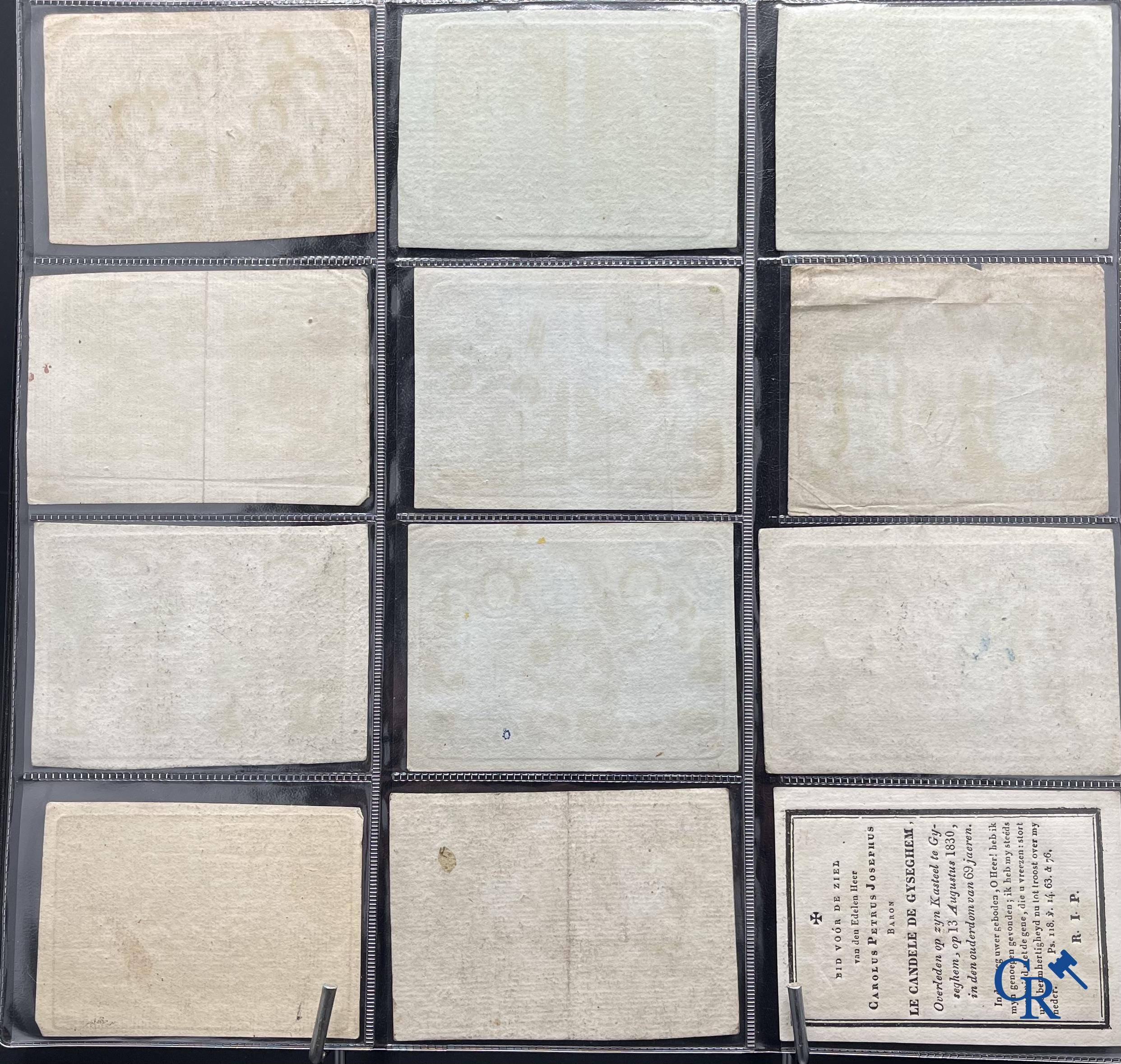 Religious objects: Important collection of pious images and devotion prints, Flanders, 17th-18th-19th centuries.