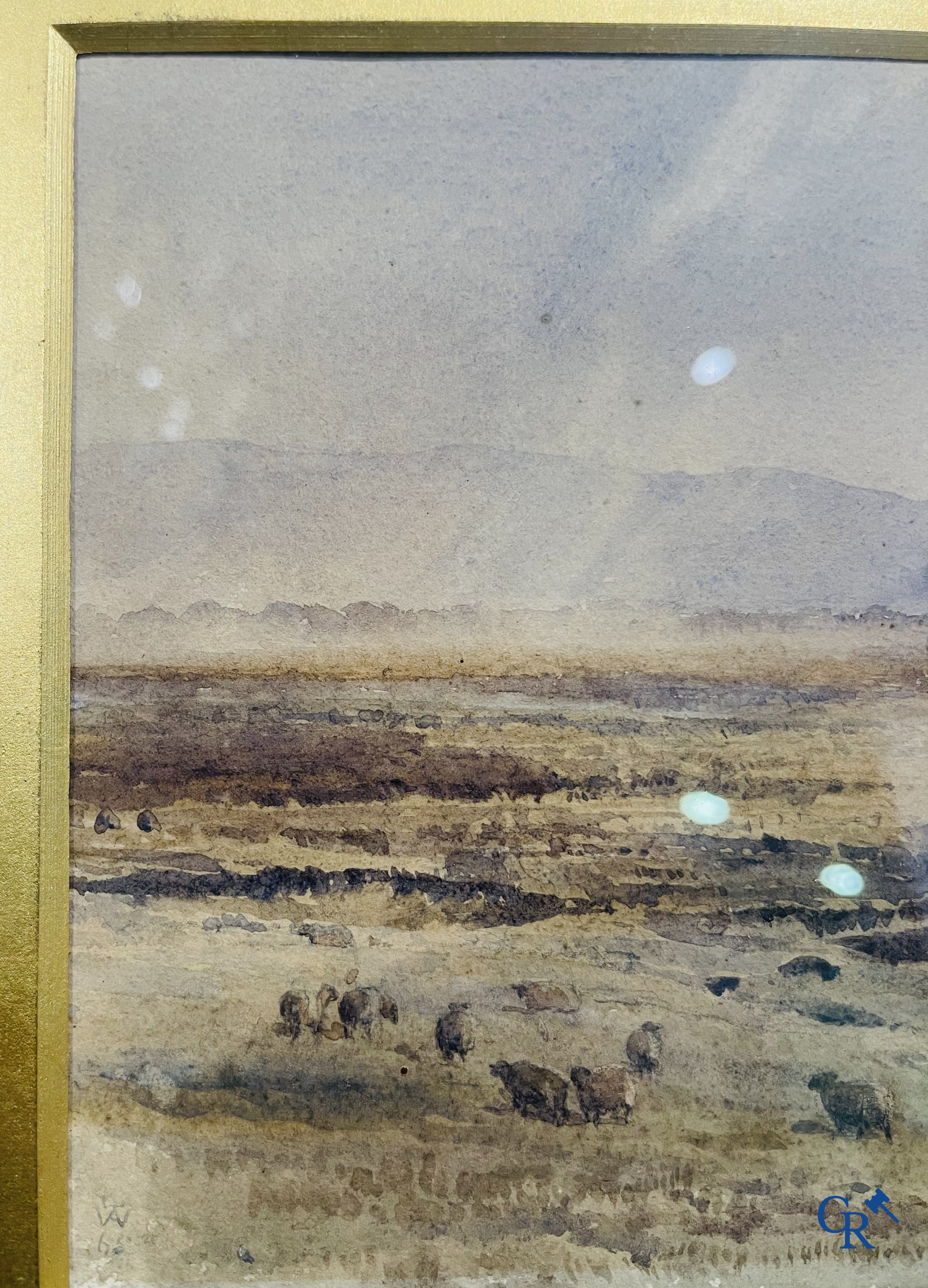 Joseph Mallord William Turner (1775-1851) (in the style of) Watercolour. Signed lower left.