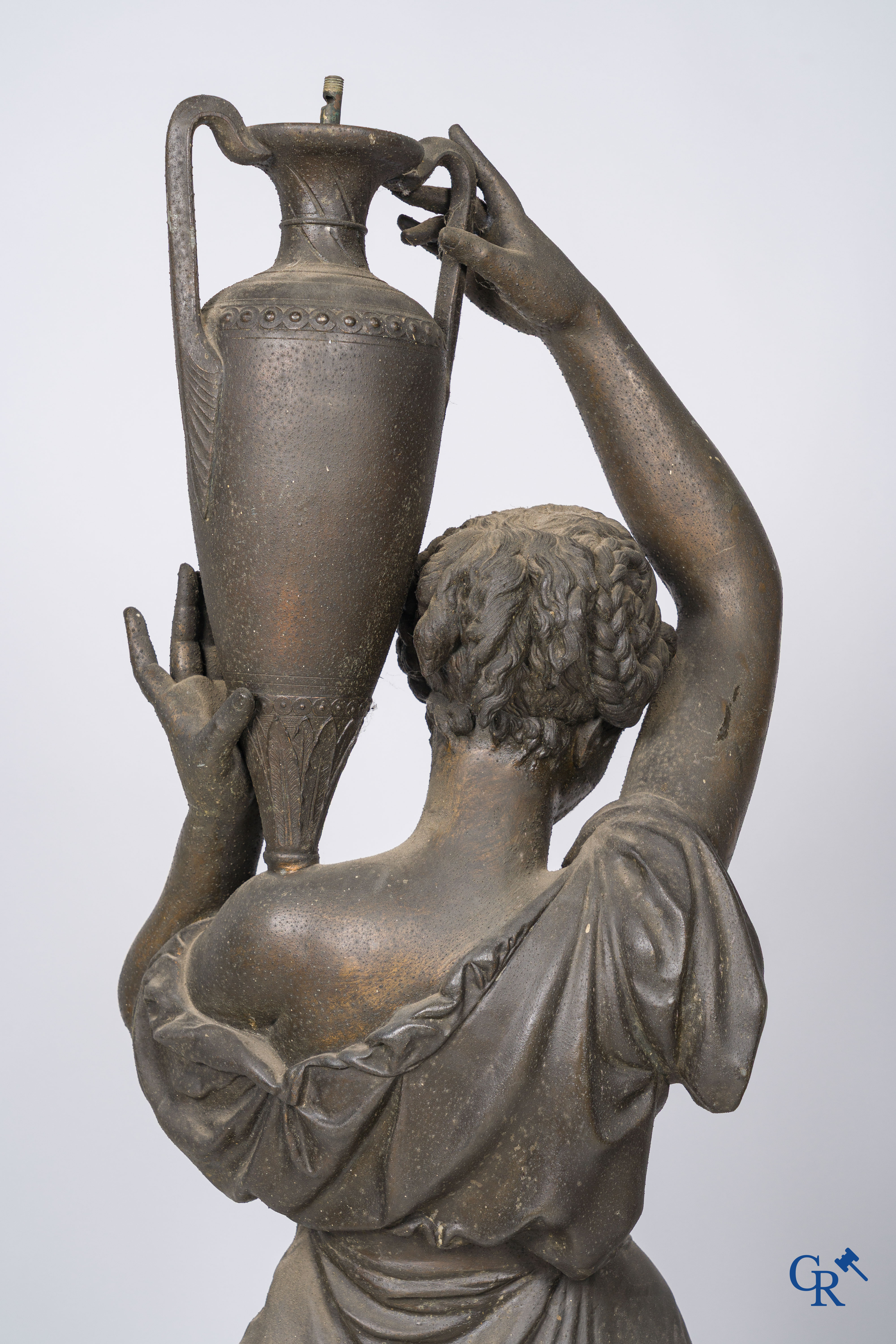 Albert-Ernest Carrier-Belleuse and Jean Boy foundry, 116 Rue de Turenne, Paris. Pair of water carriers. Circa 1860.