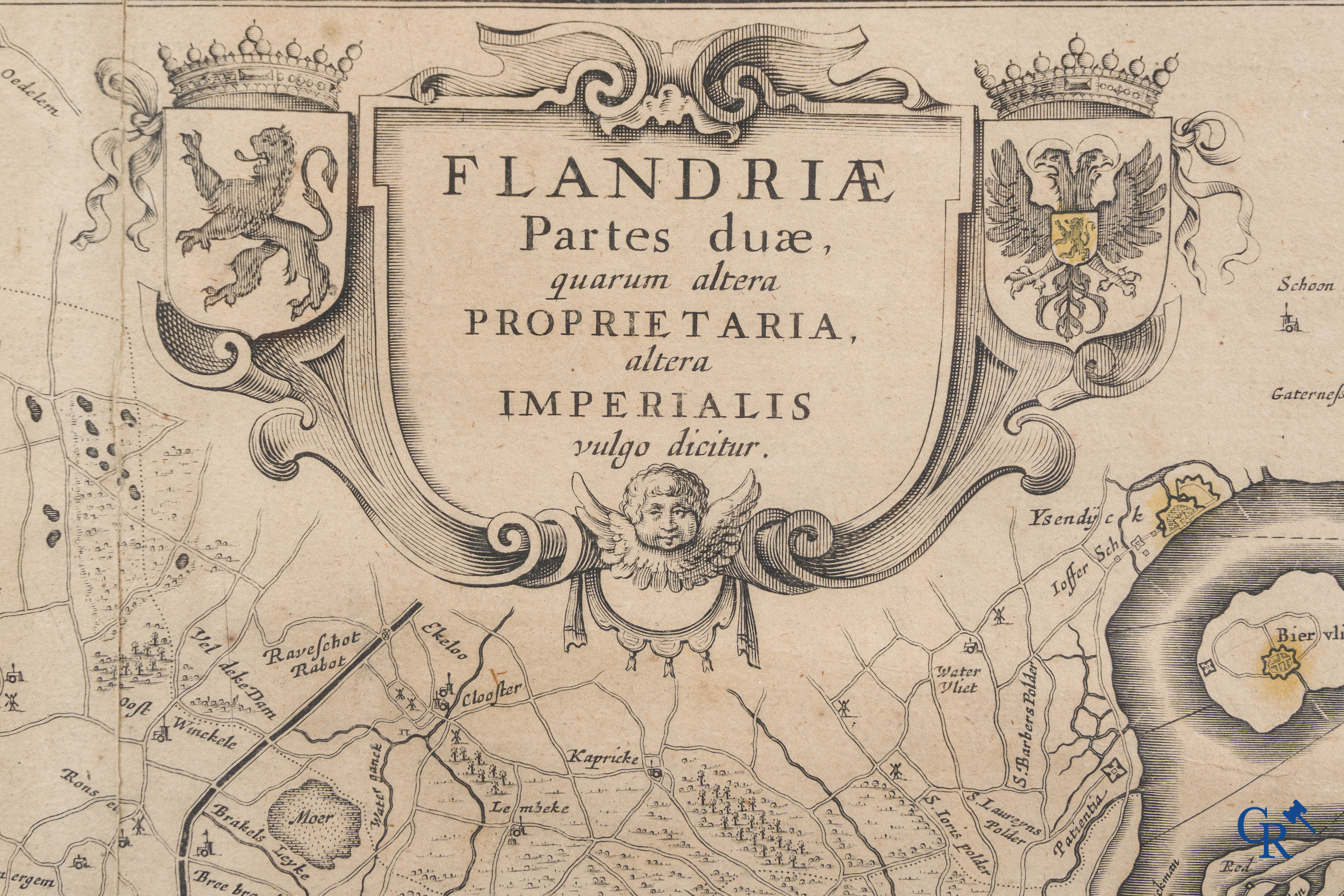Oudenaarde, 7 antique maps, including battle plans, city and wall plans, etc. 17th-18th century.