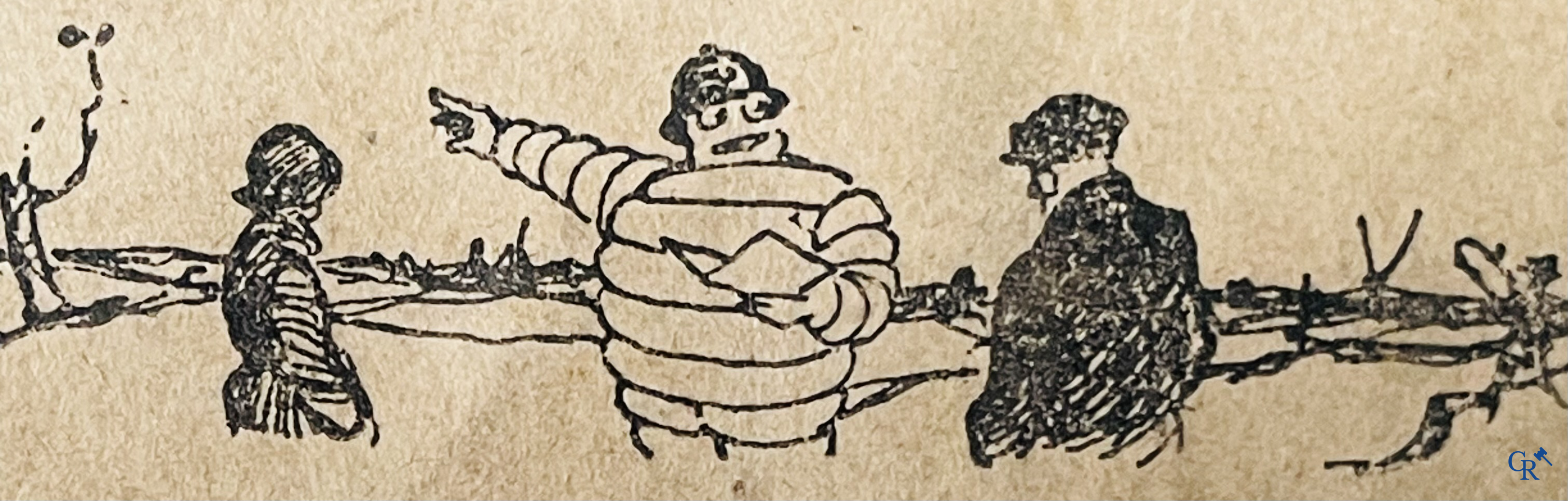 Michelin, an interesting lot with Michelin objects, mainly from the 1920's and 1930's.