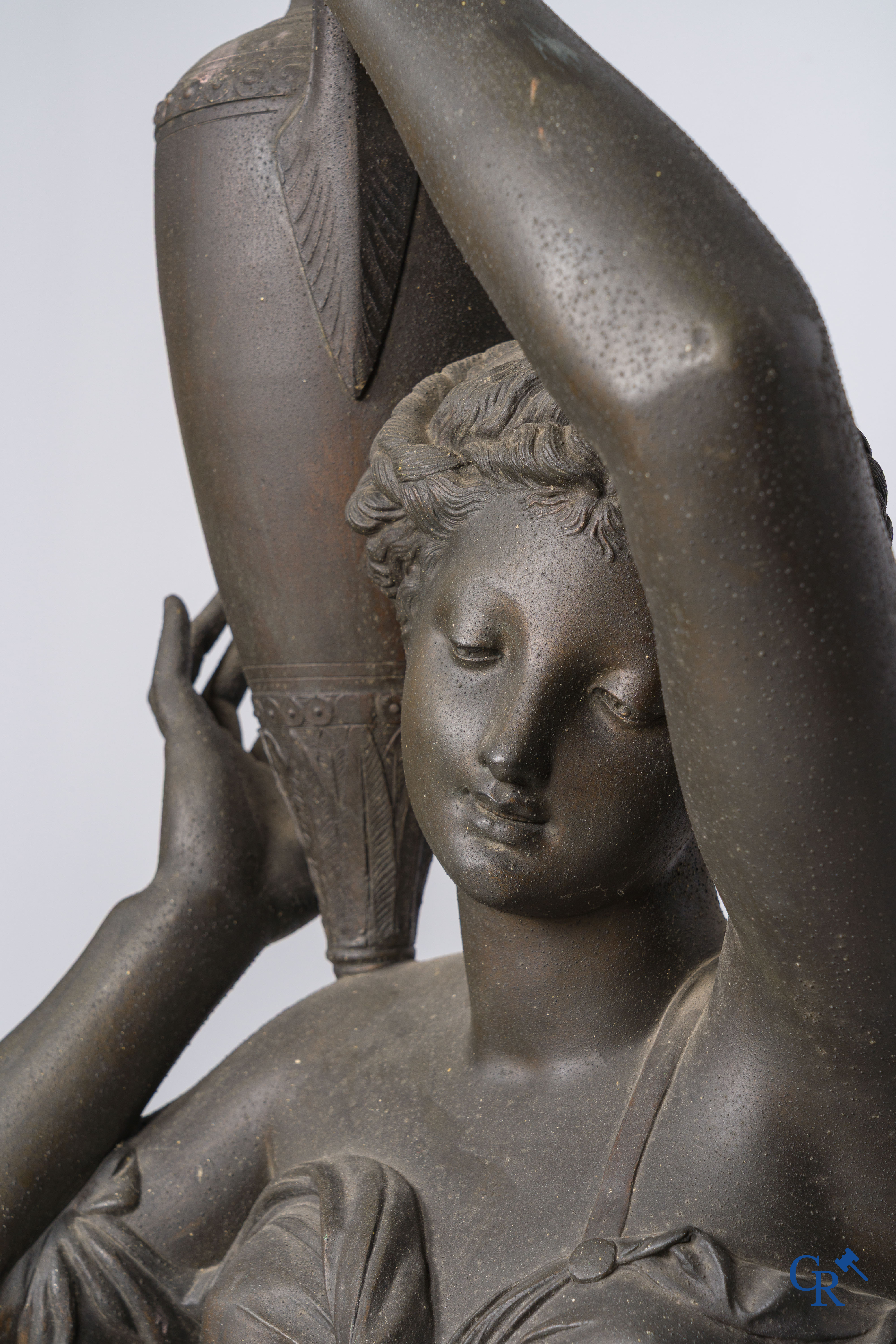 Albert-Ernest Carrier-Belleuse and Jean Boy foundry, 116 Rue de Turenne, Paris. Pair of water carriers. Circa 1860.