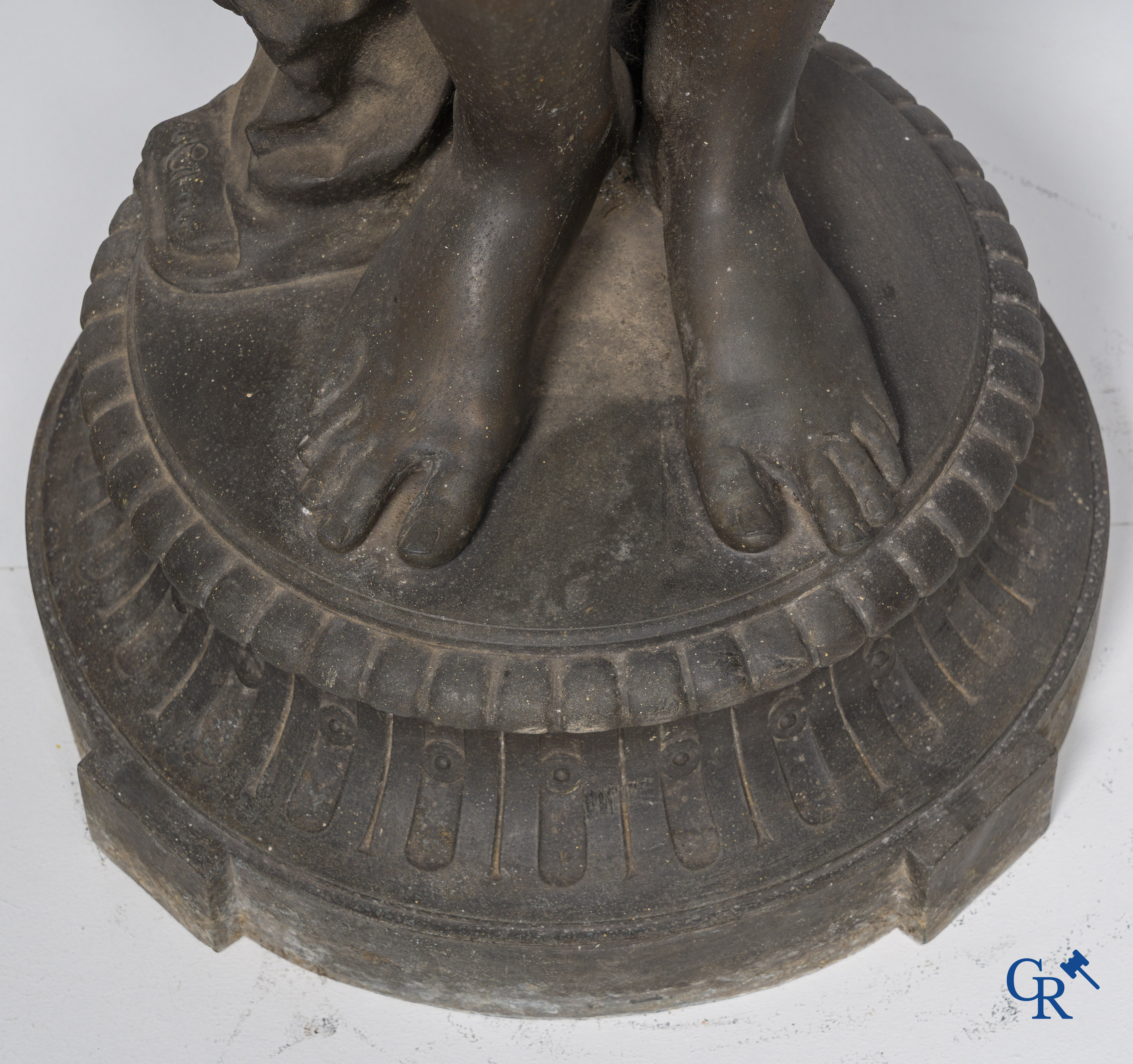 Albert-Ernest Carrier-Belleuse and Jean Boy foundry, 116 Rue de Turenne, Paris. Pair of water carriers. Circa 1860.