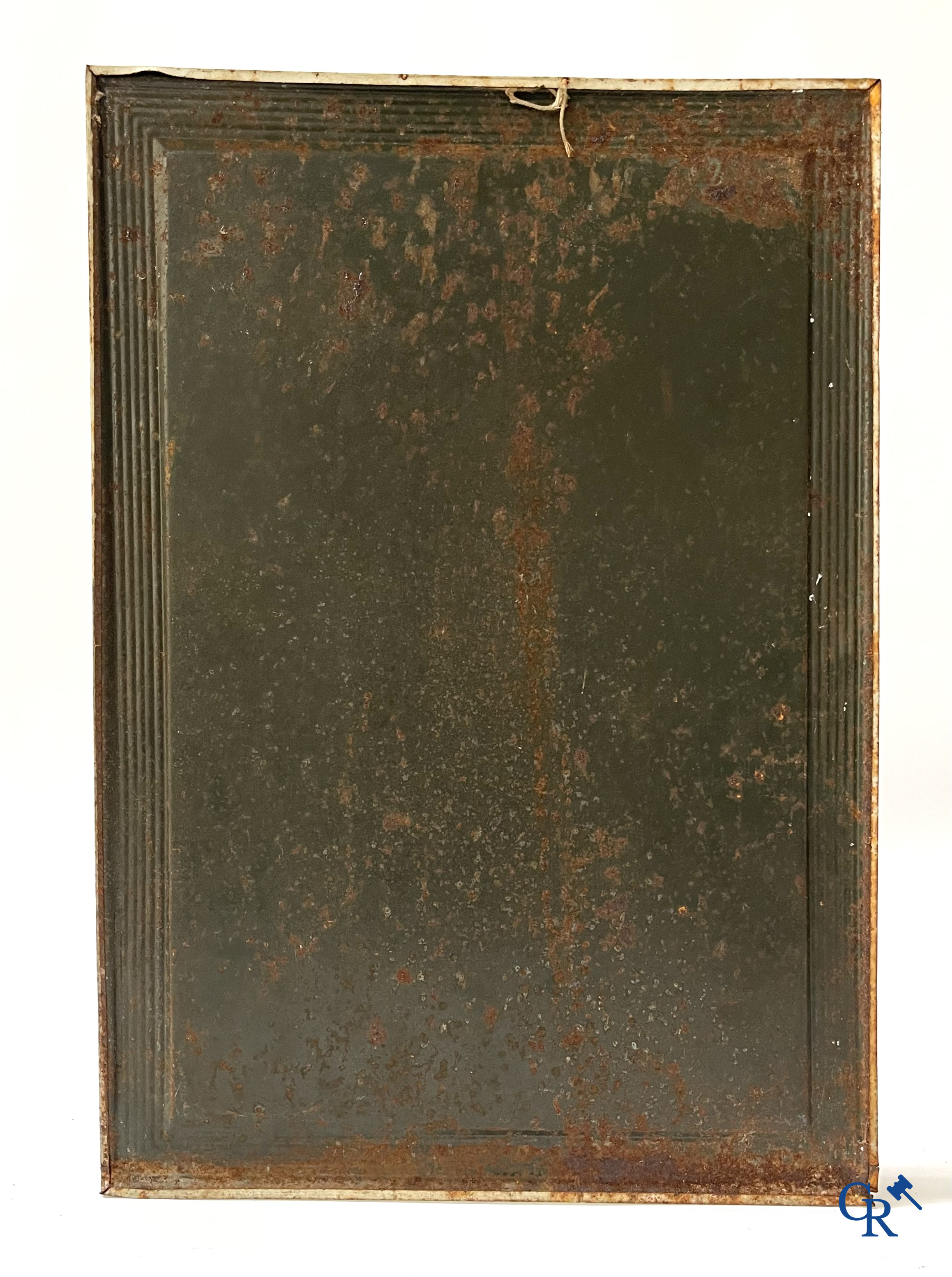 J. Spring (André Lapuszewski, Joseph Stall) Publicity printed on metal for Bière de la Grande Brasserie Ardennaise.