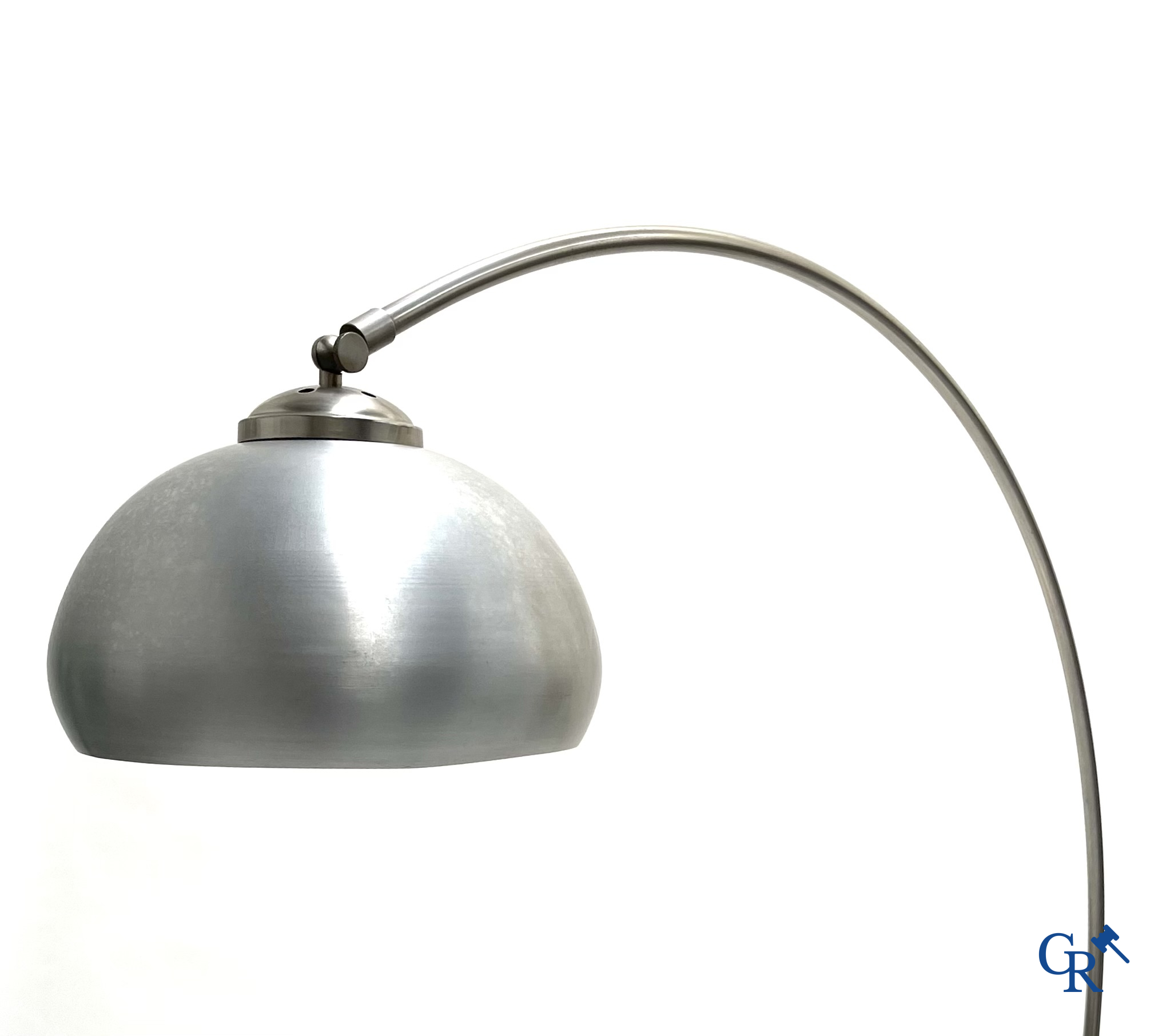 Design, A 1960's arc lamp in aluminium and metal.