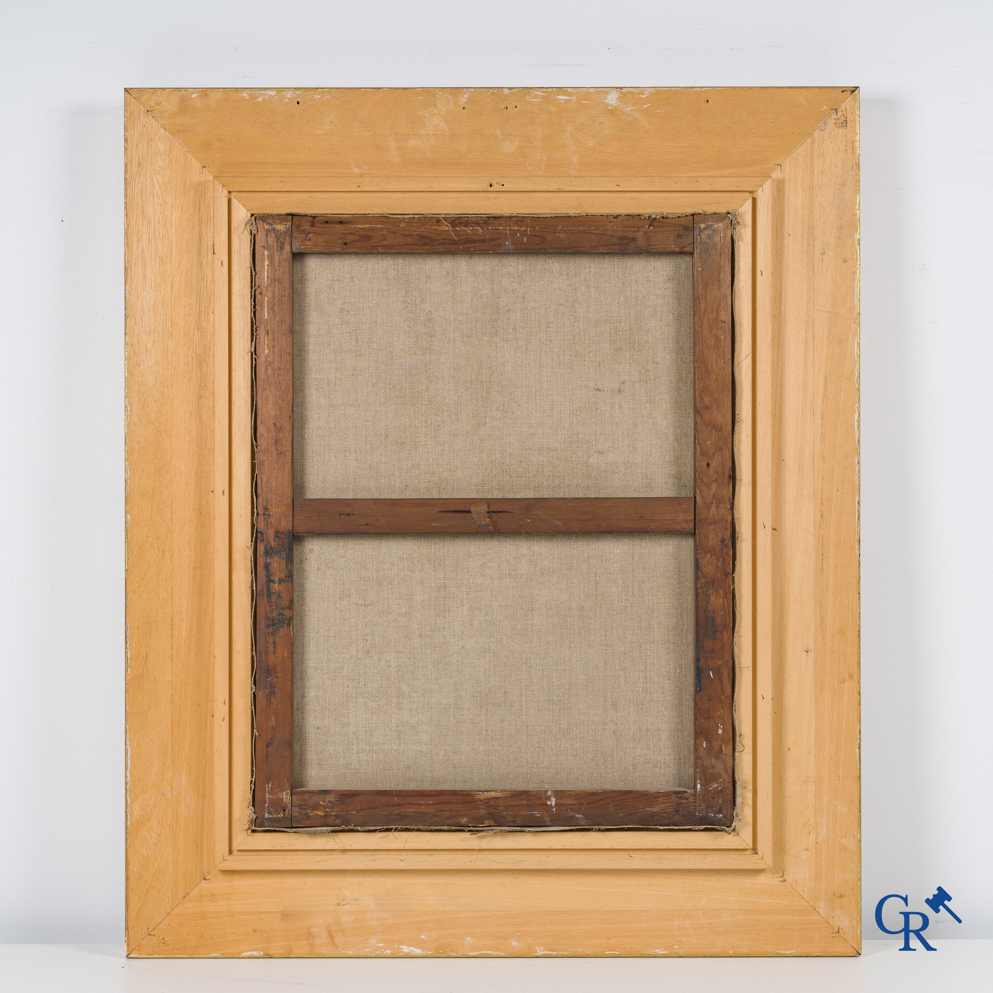 The 3 friends, illegibly signed, oil on canvas.